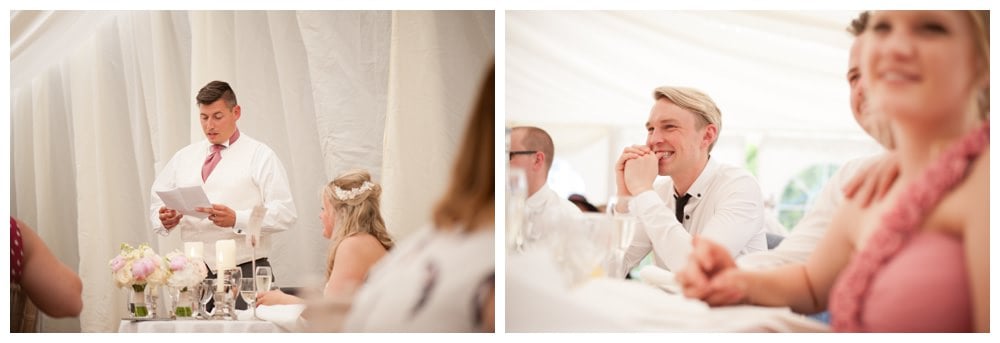 Grooms speech at Balmer Lawn New Forest Hotel