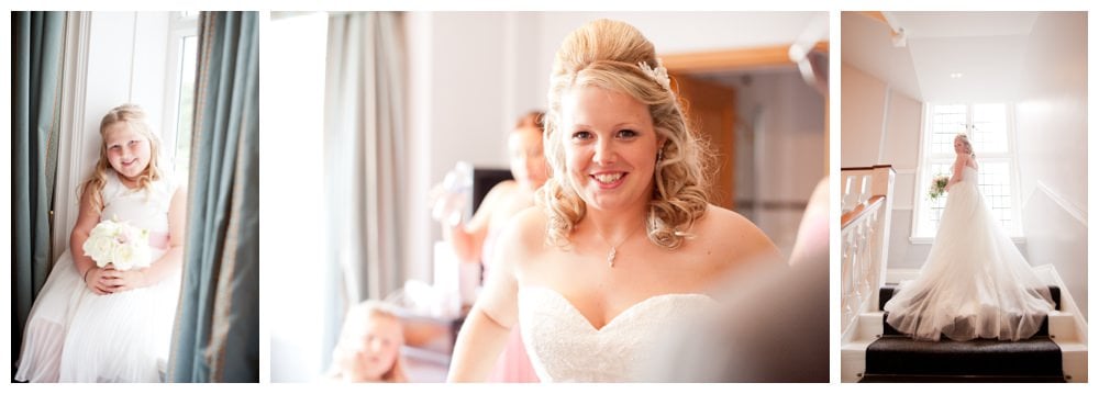Excited photos of bride before ceremony