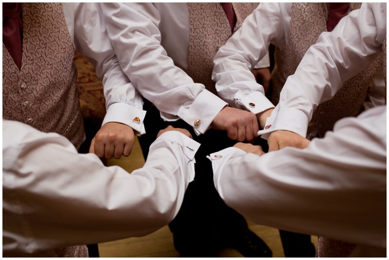 Tyrells Ford wedding cufflinks