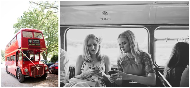 New Forest Red Vintage Wedding Bus
