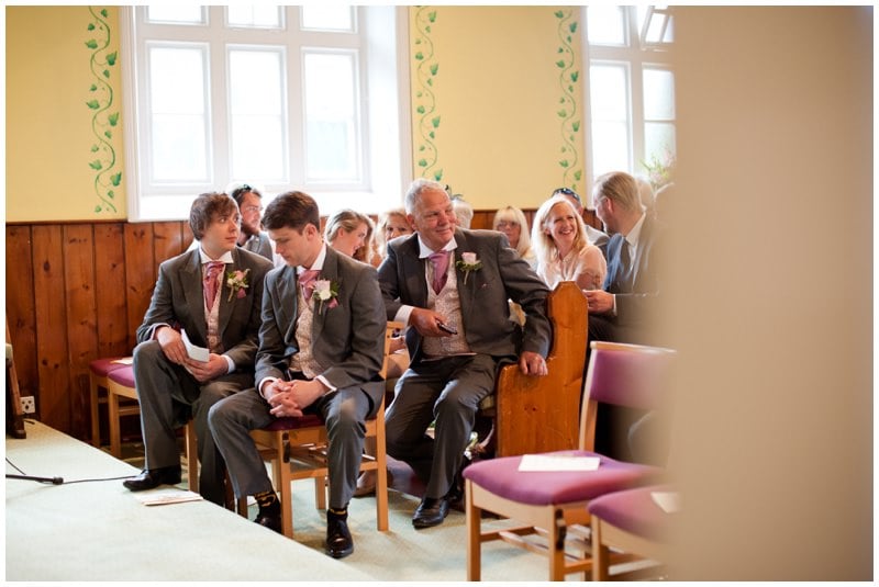 Inside Crowe Hill Church wedding