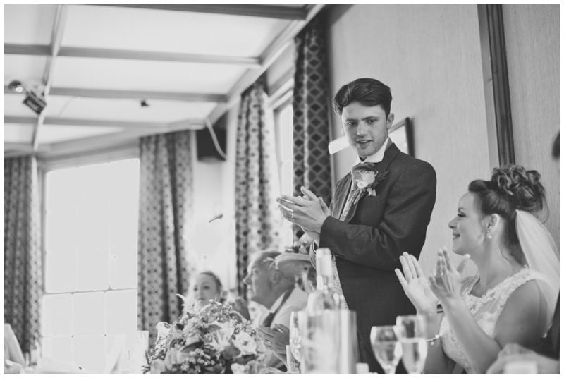 Groom's speech at Ringwood wedding