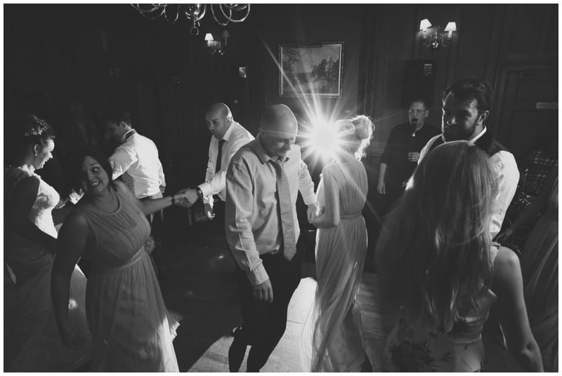 Ceilidh at Tyrrells Ford Hotel ringwood wedding