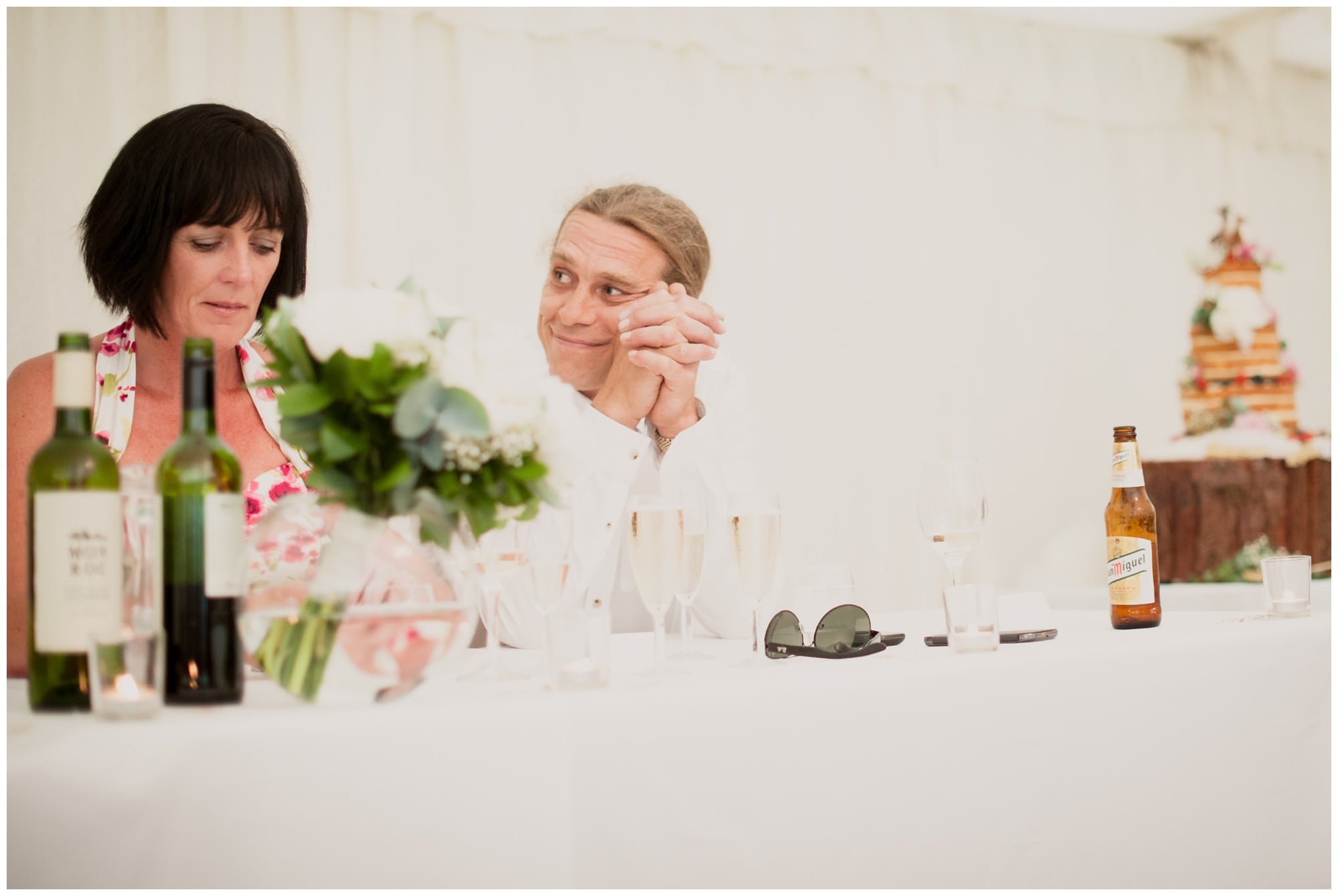 Candid of Father of Bride at Christchurch