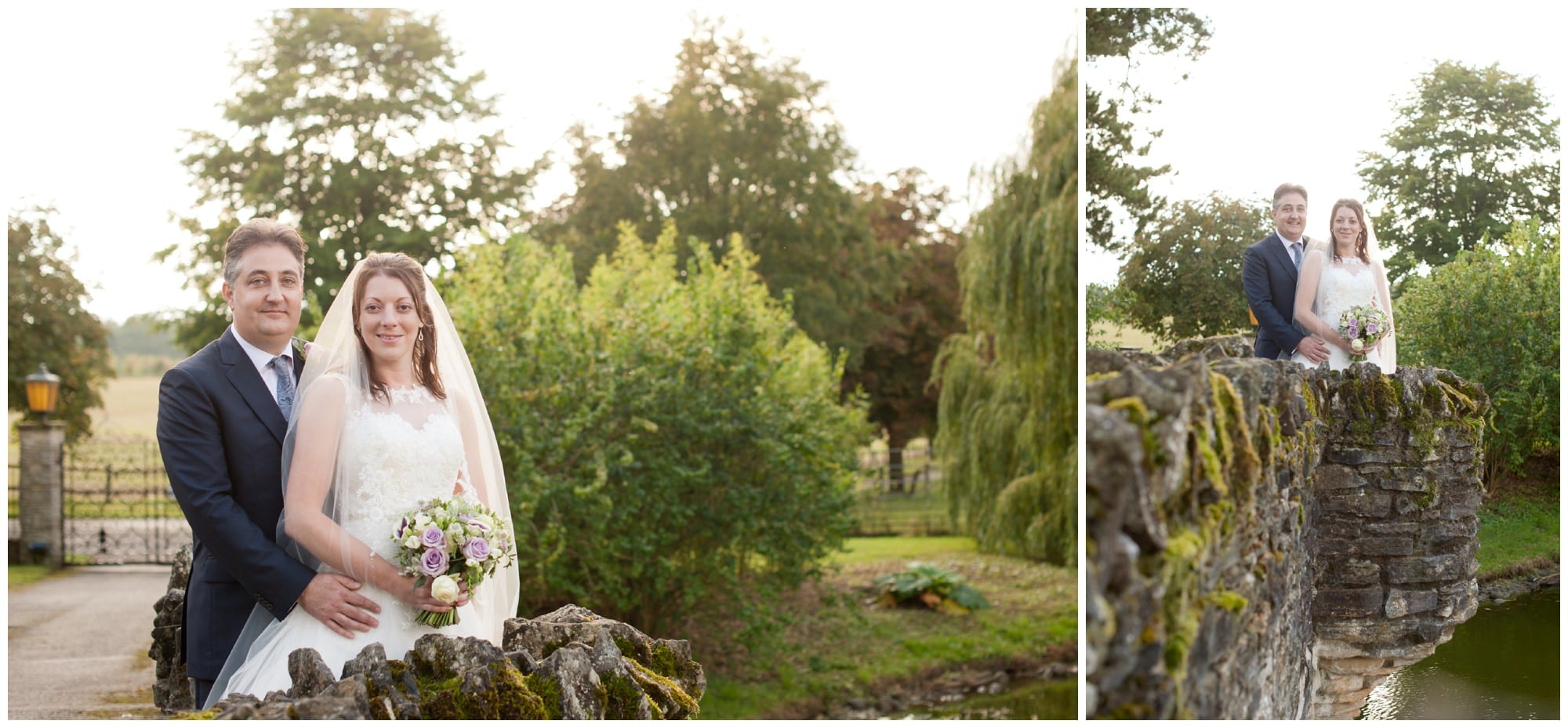 Bride and Groom Portraits at Hampshire Family Estate