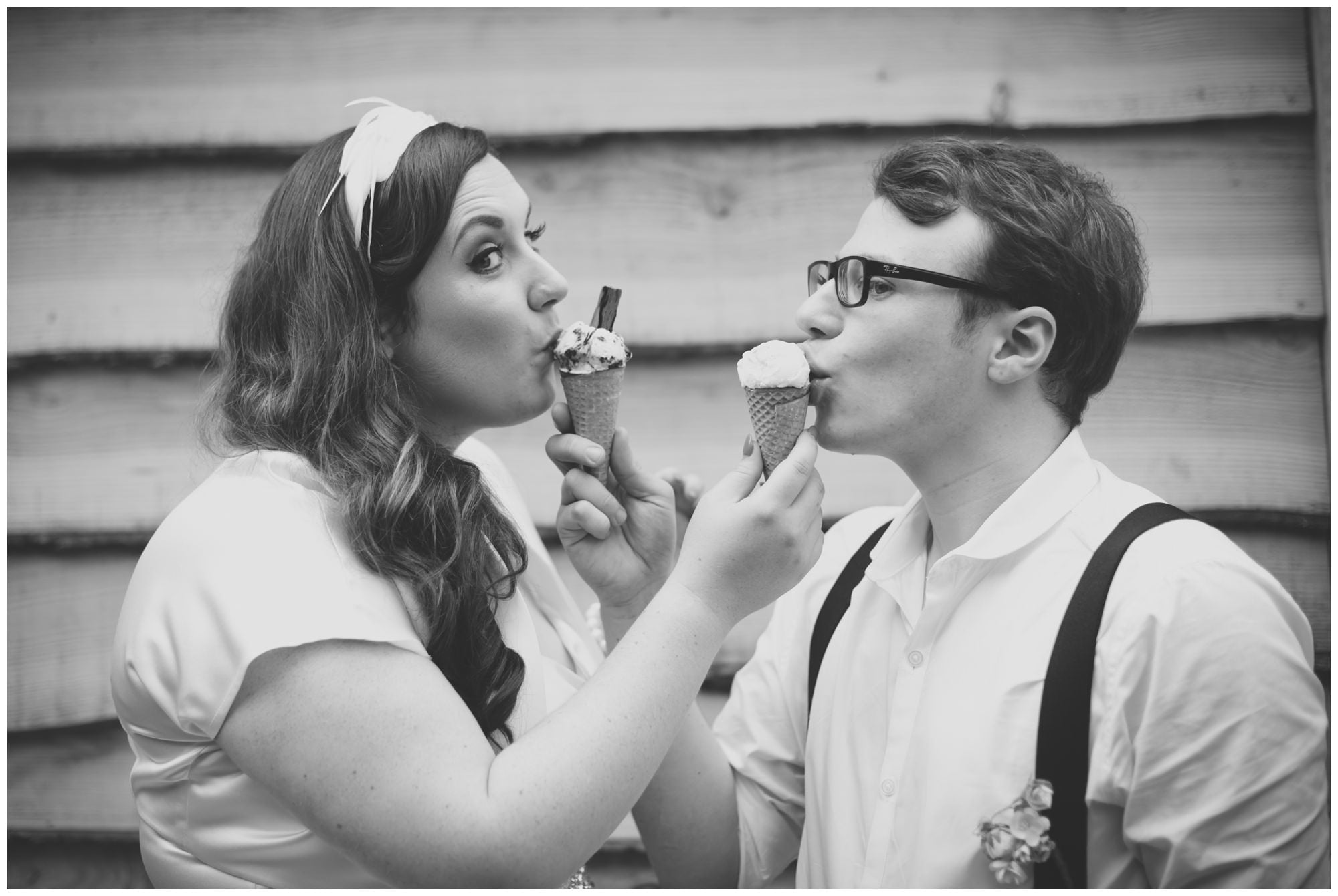 Photography of icecream at Dorset wedding