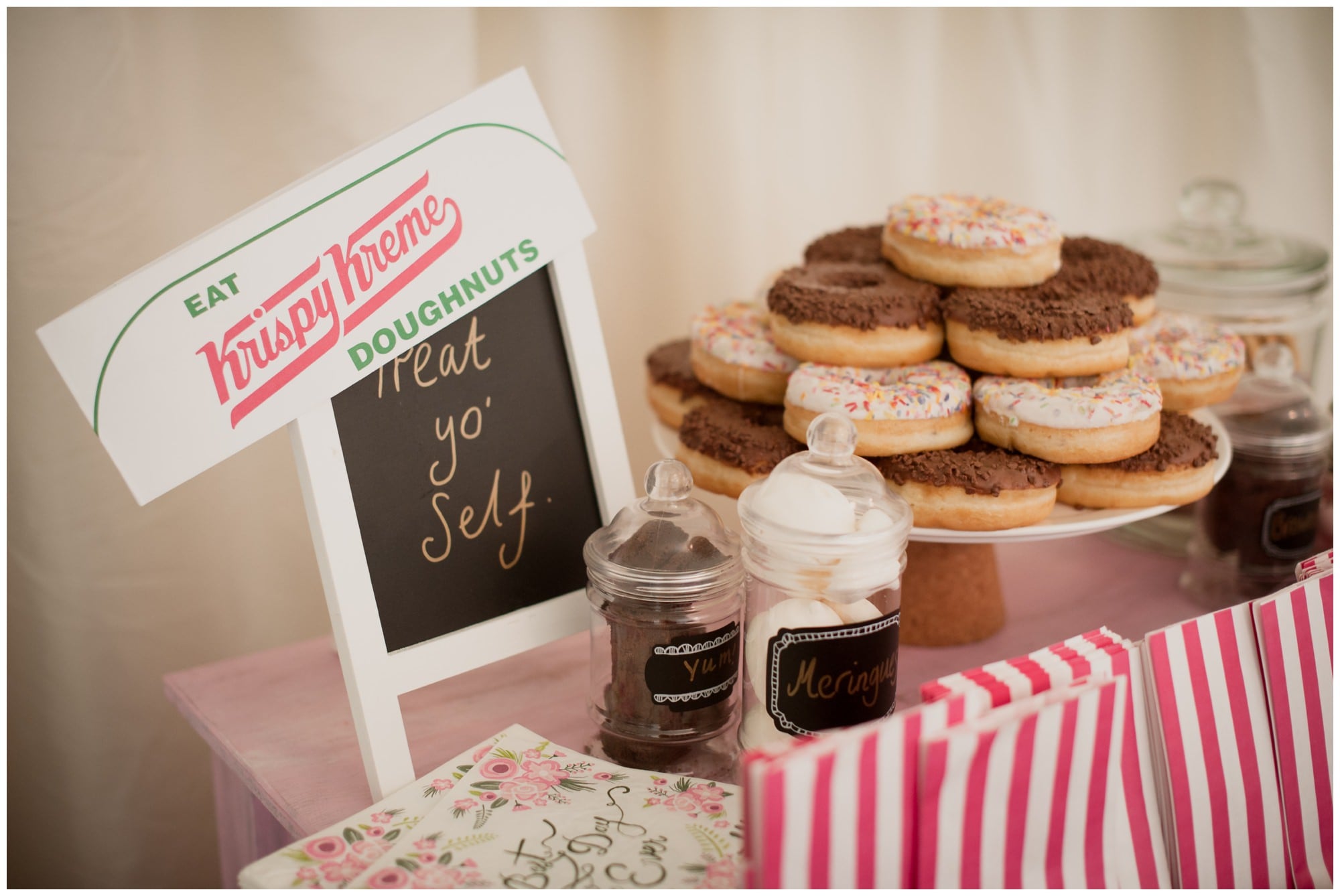Krispy Kremes at Dorset Wedding