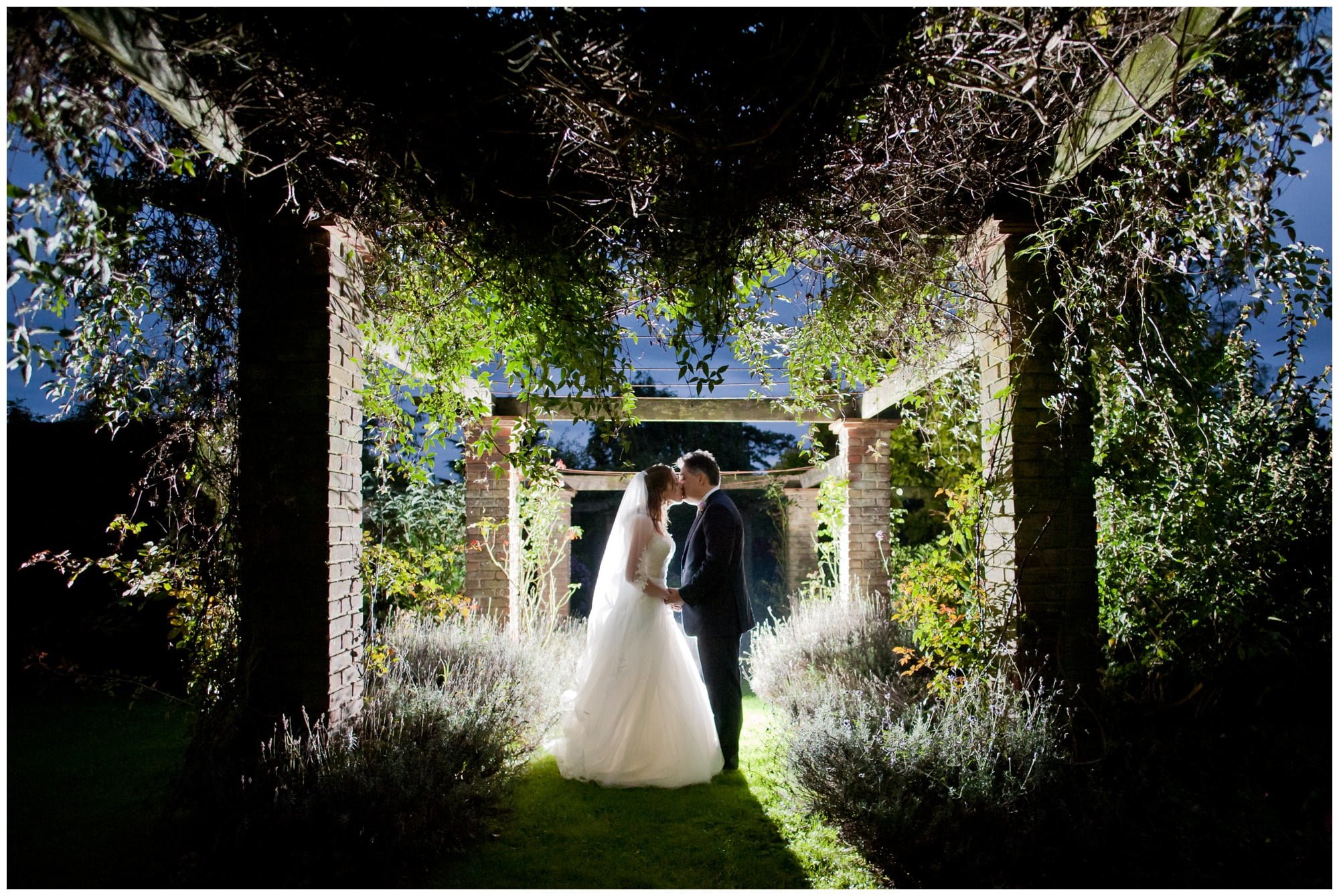 OCF Backlit Wedding Photograph