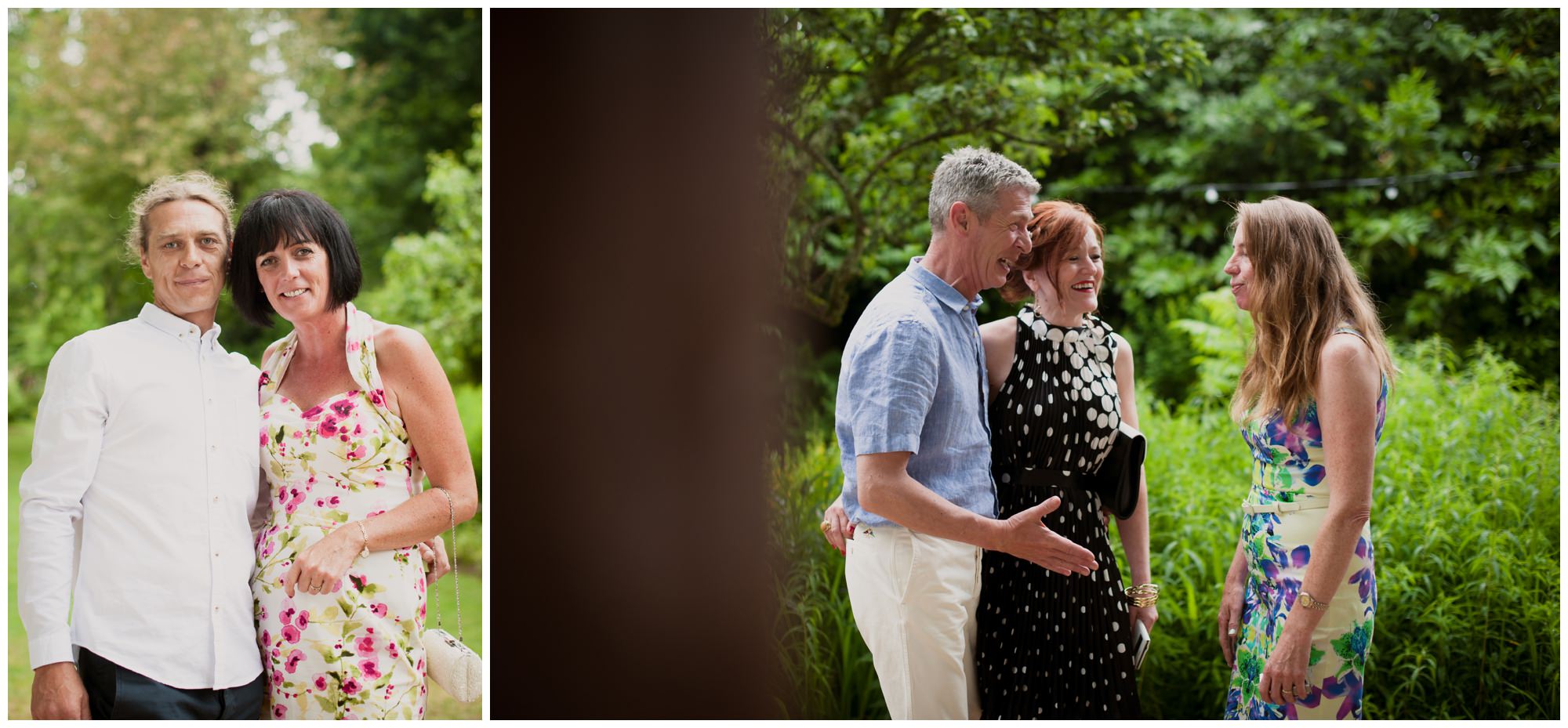 Photography of dorset wedding guests