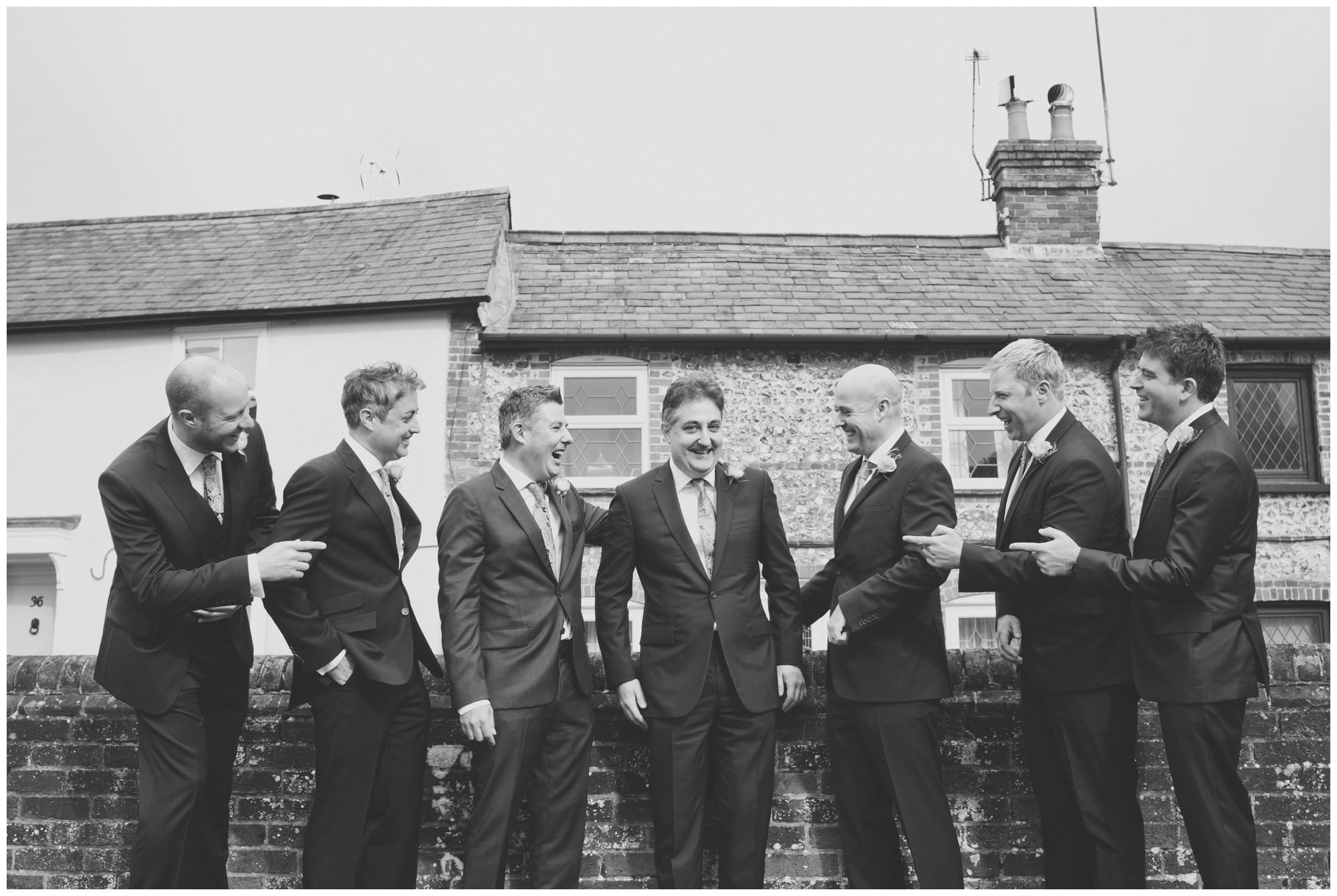 Groom and Ushers in Whitchurch