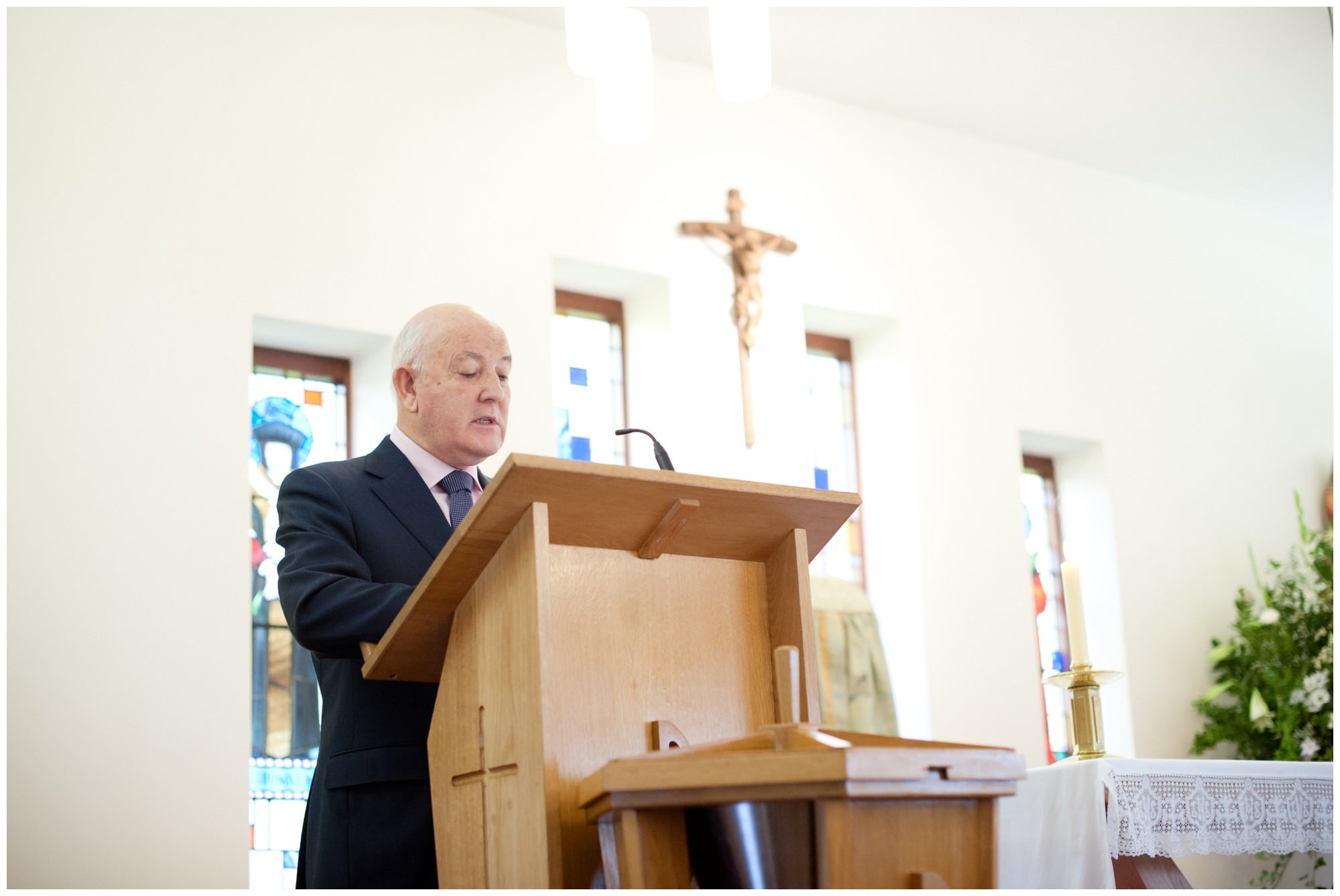 Reading at Saint John Fisher Church