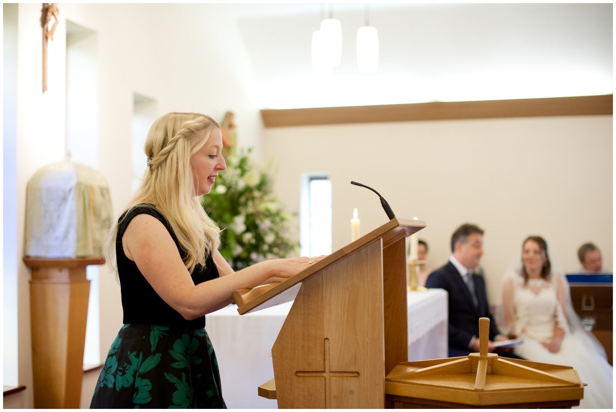 Reading at Whitchurch Wedding