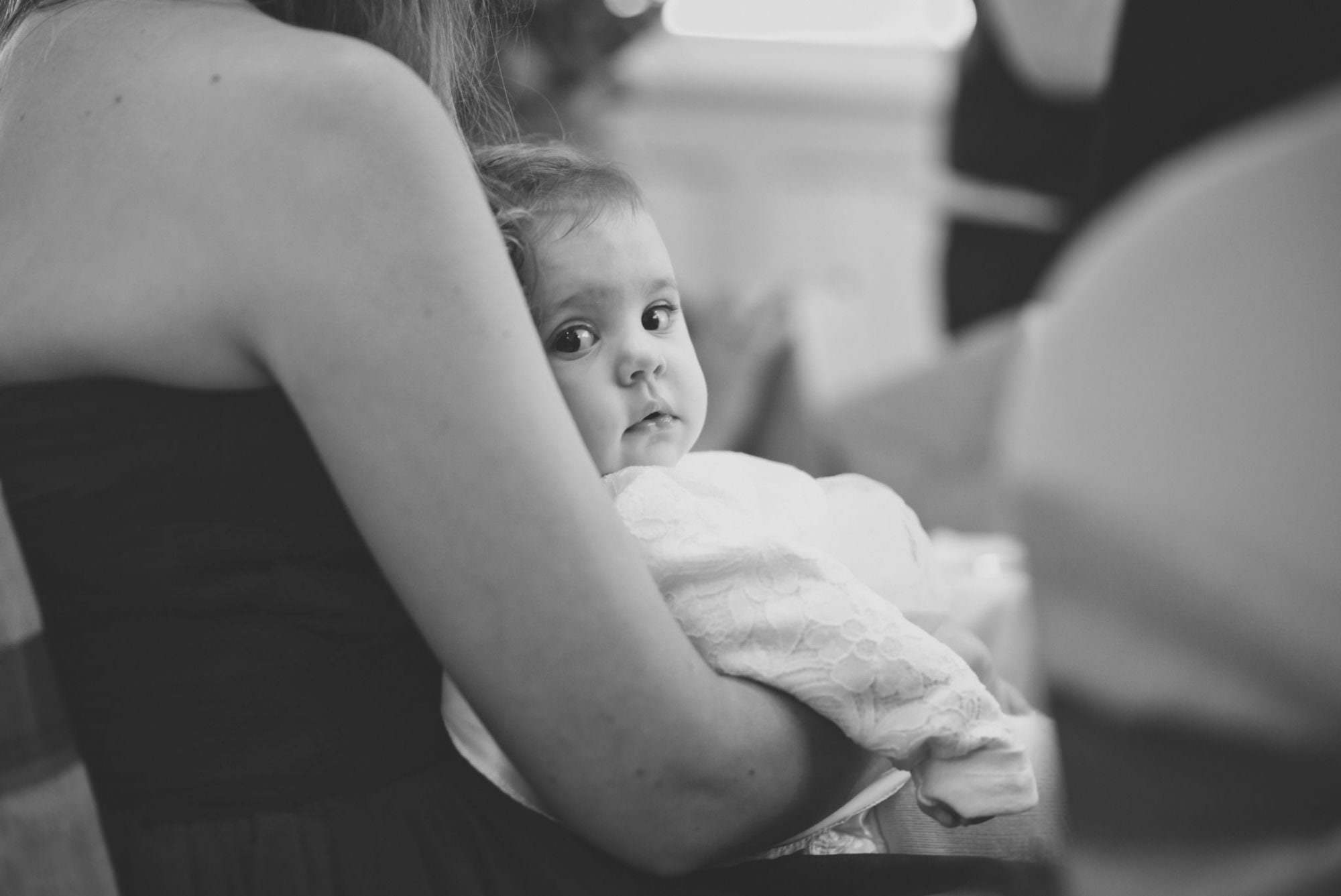 Baby Flowergirl at Kings Arms Hotel Wedding