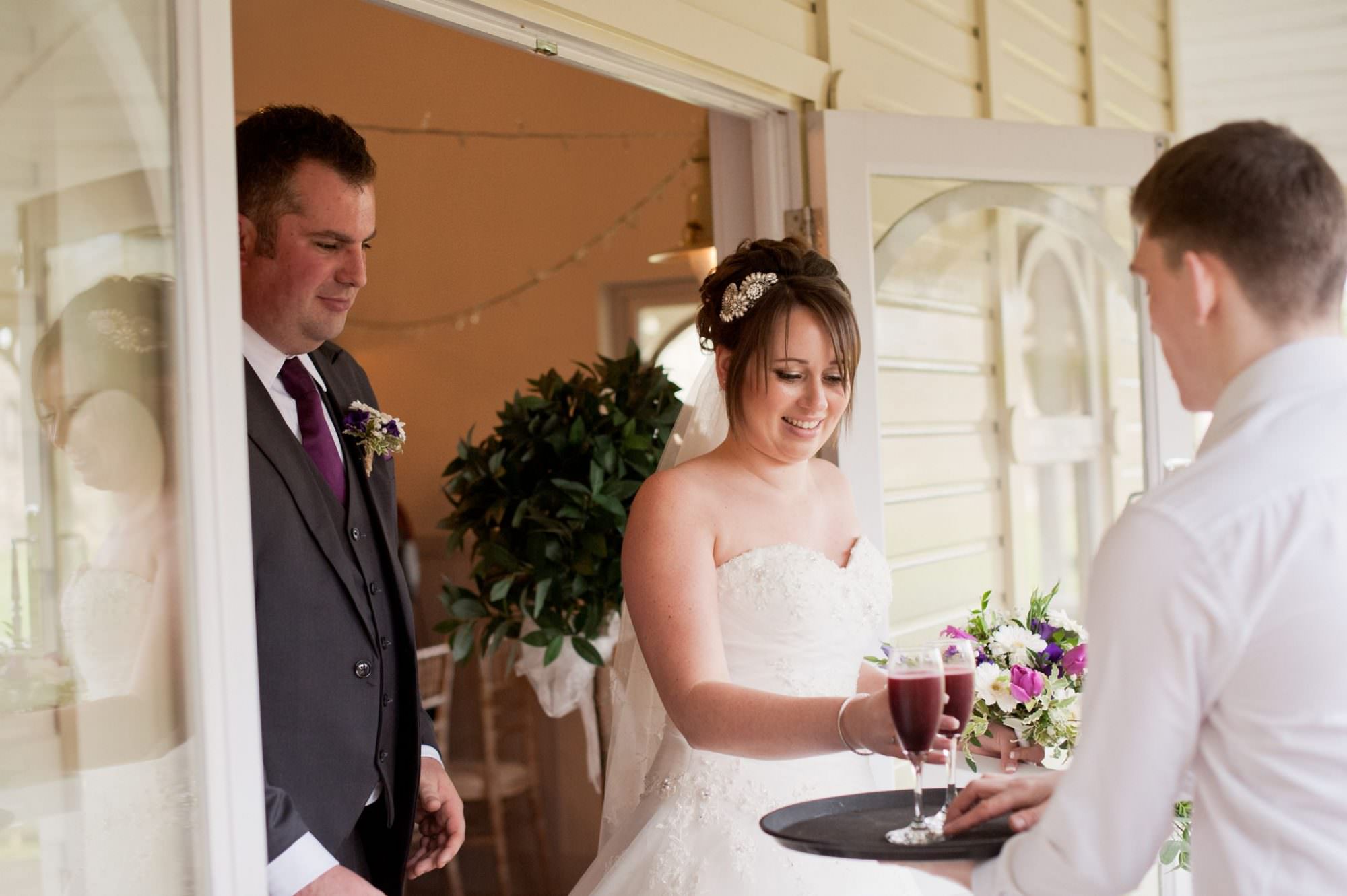 Drinks Reception at Kings Arms Hotel Wedding