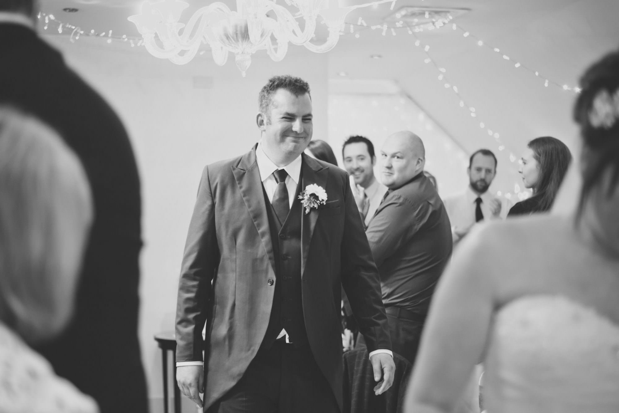 Groom at Kings Arms Hotel Wedding