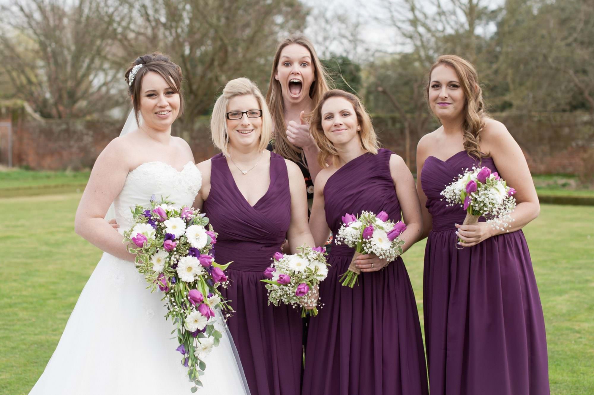 Photo bomb at Kings Arms Hotel Wedding