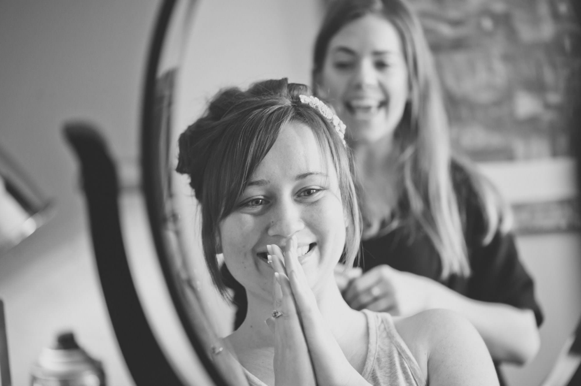 Wedding hair at Kings Arms Hotel Wedding