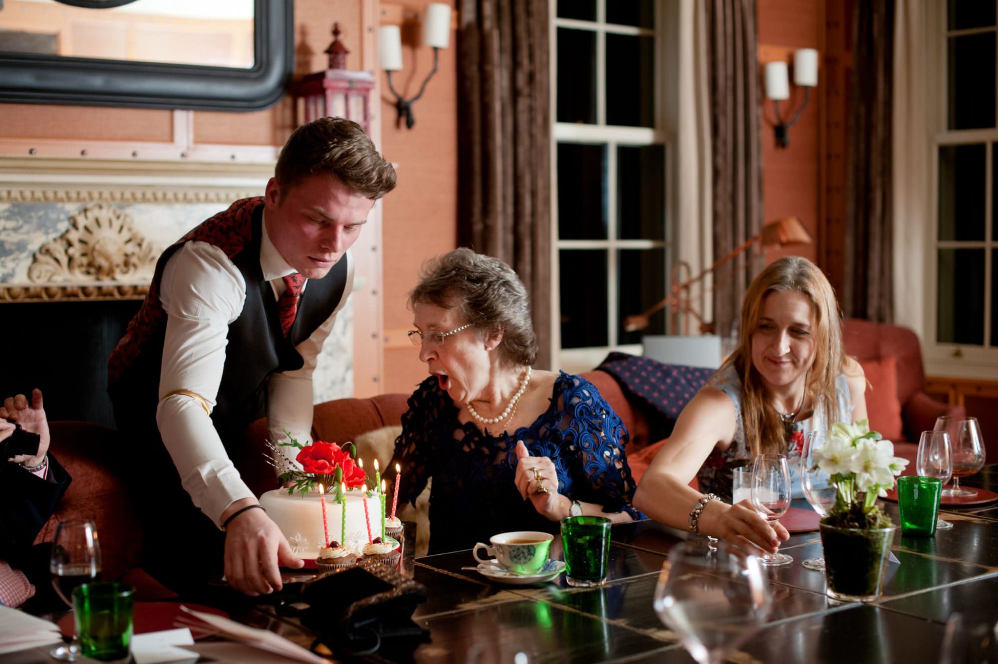 Birthday cake in Hampshire Hotel
