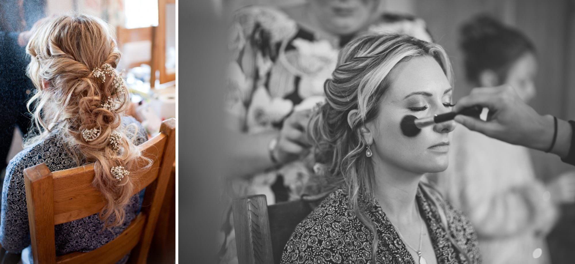 Bridal Prep before Sopley Church