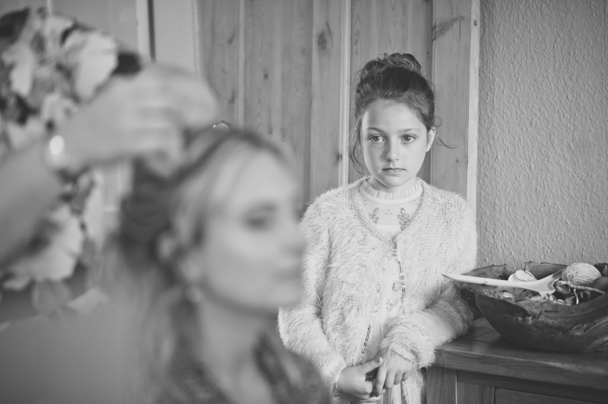 Bride's Daughter at Hampshire Wedding