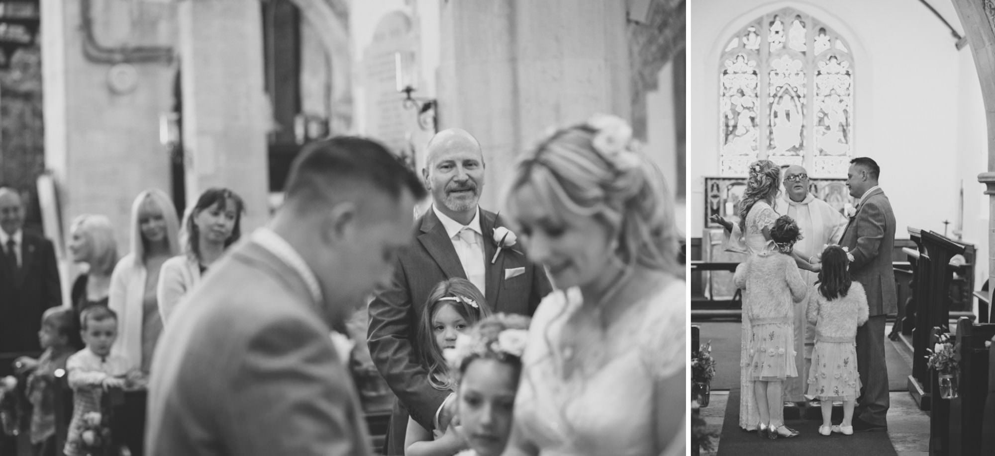 Black and white photography at Sopley Church