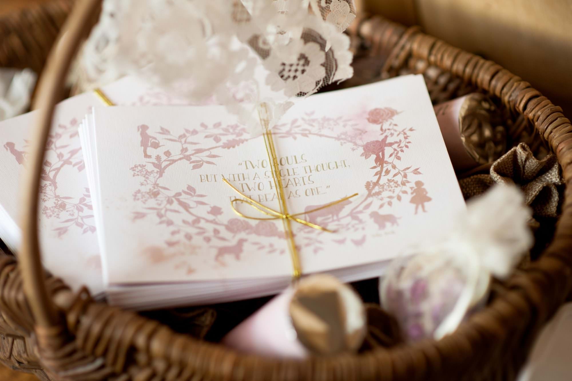 Order of Service for Hampshire Wedding