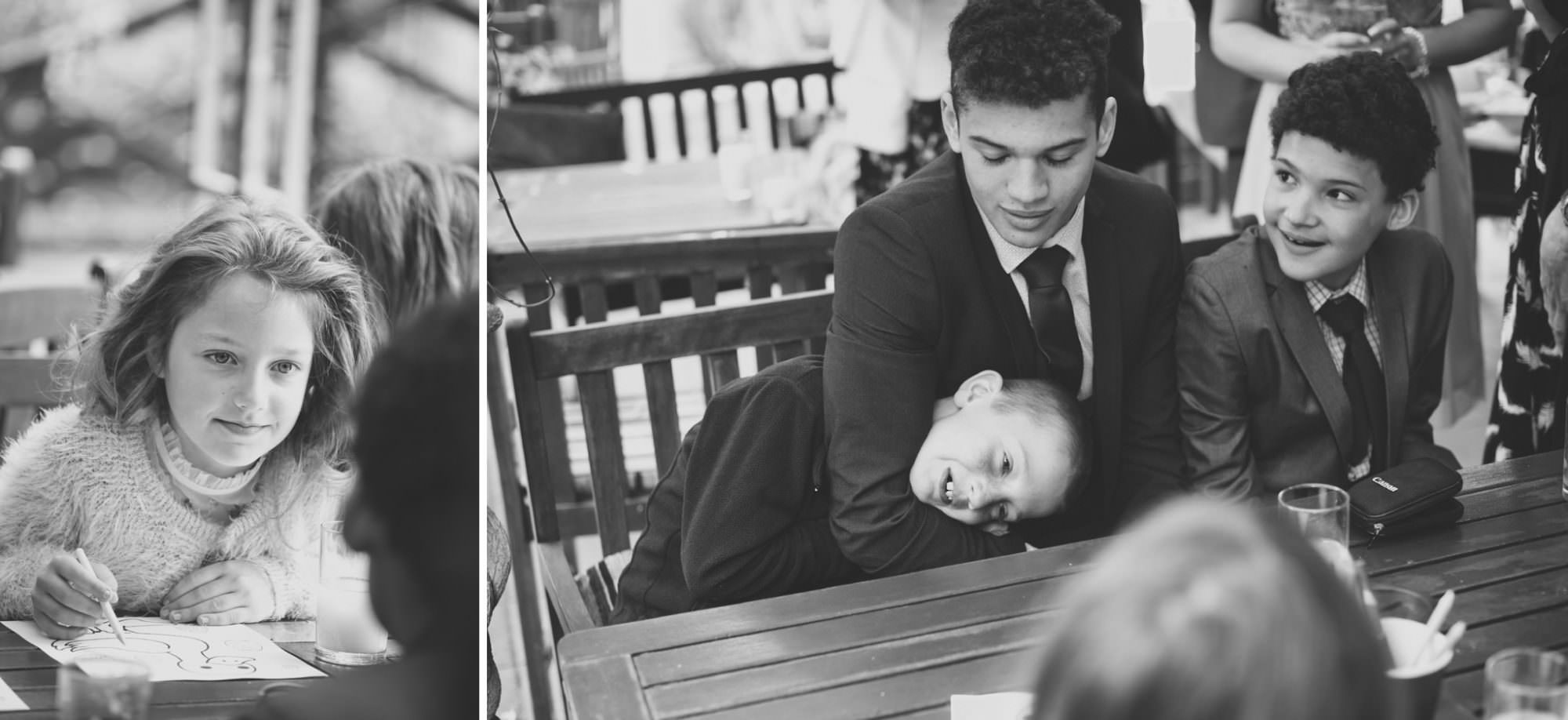 Children at Gordleton Mill Wedding