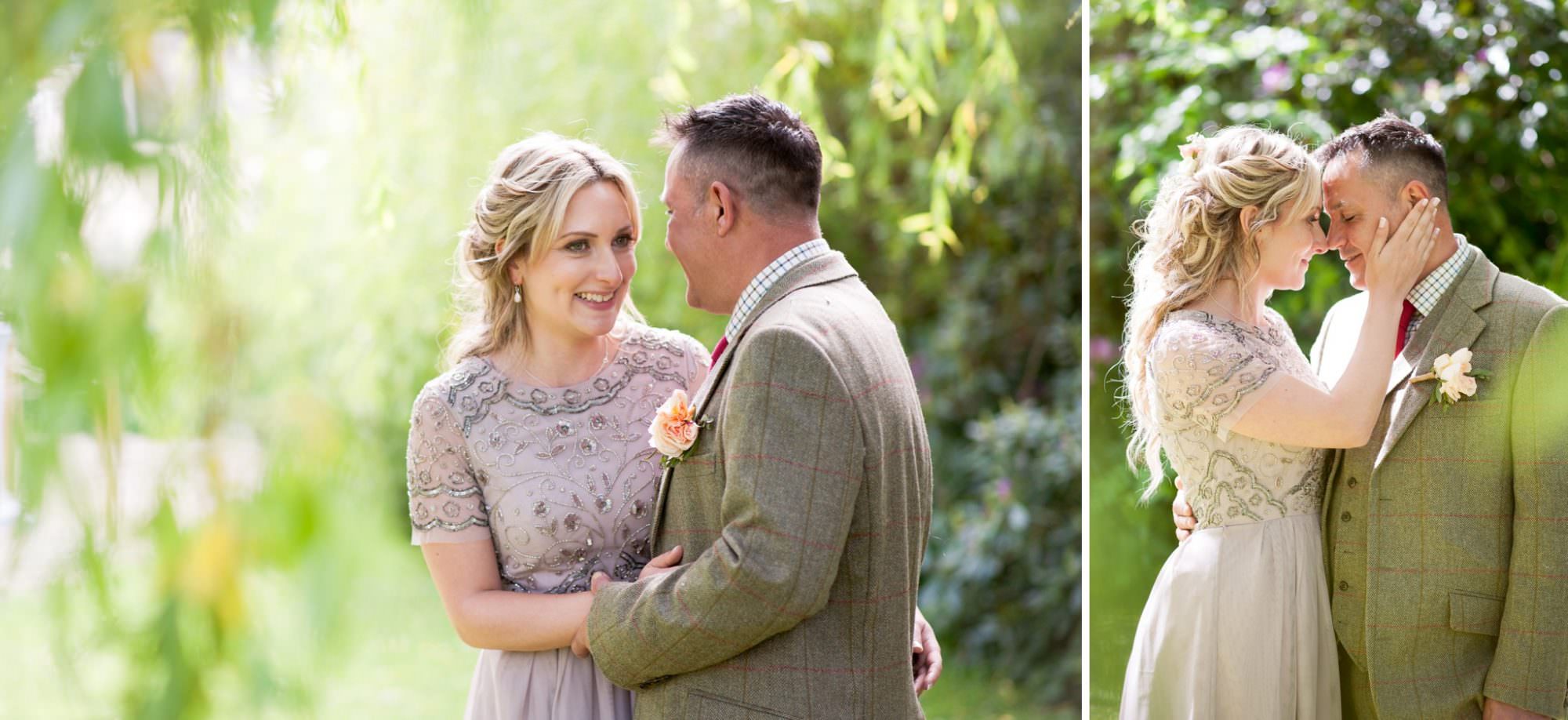 Couple photographs at Gordleton Mill