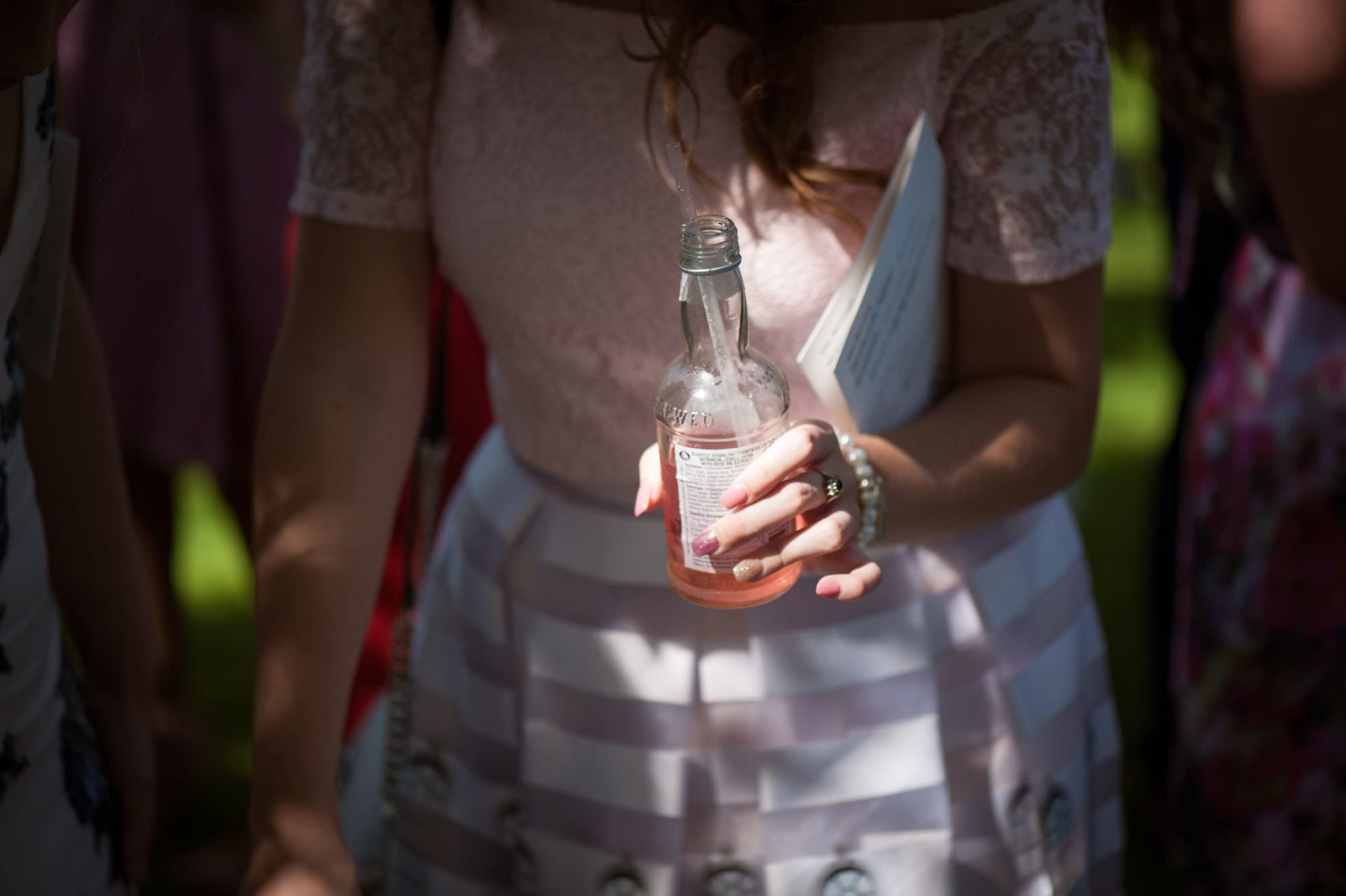 Dorset wedding photography at reception drinks