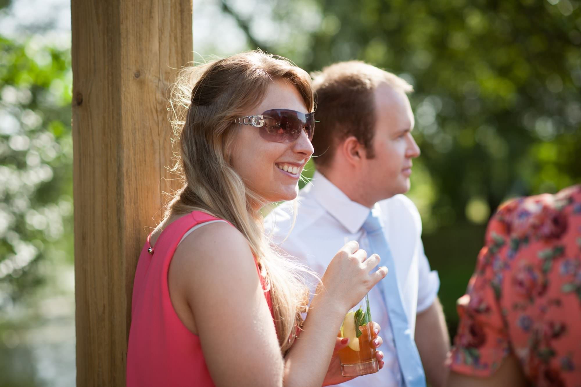 Guest at Sopley Mill and Canford magna church wedding