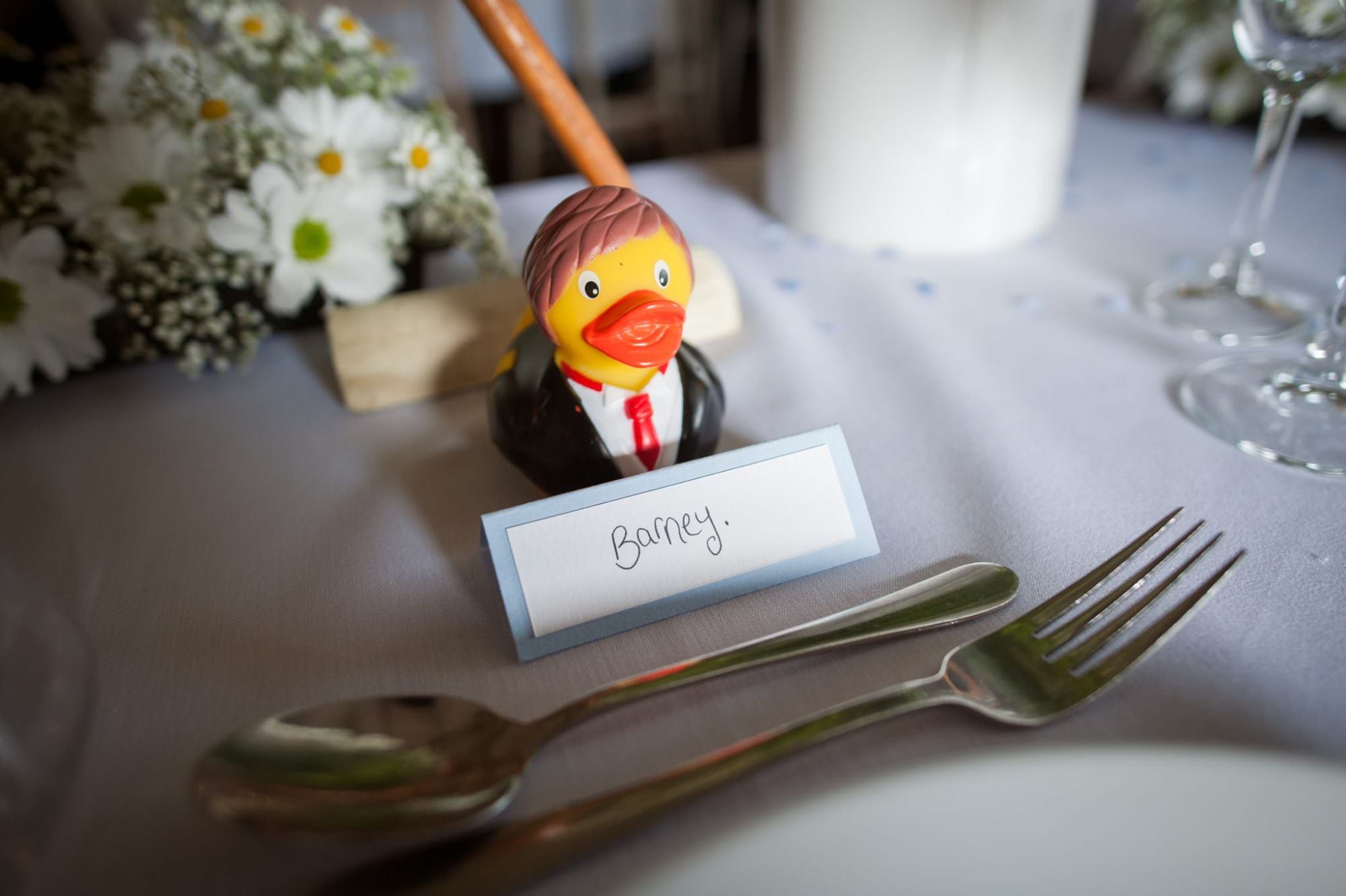 Alternative and fun wedding ideas with Rubber Ducks at Sopley Mill
