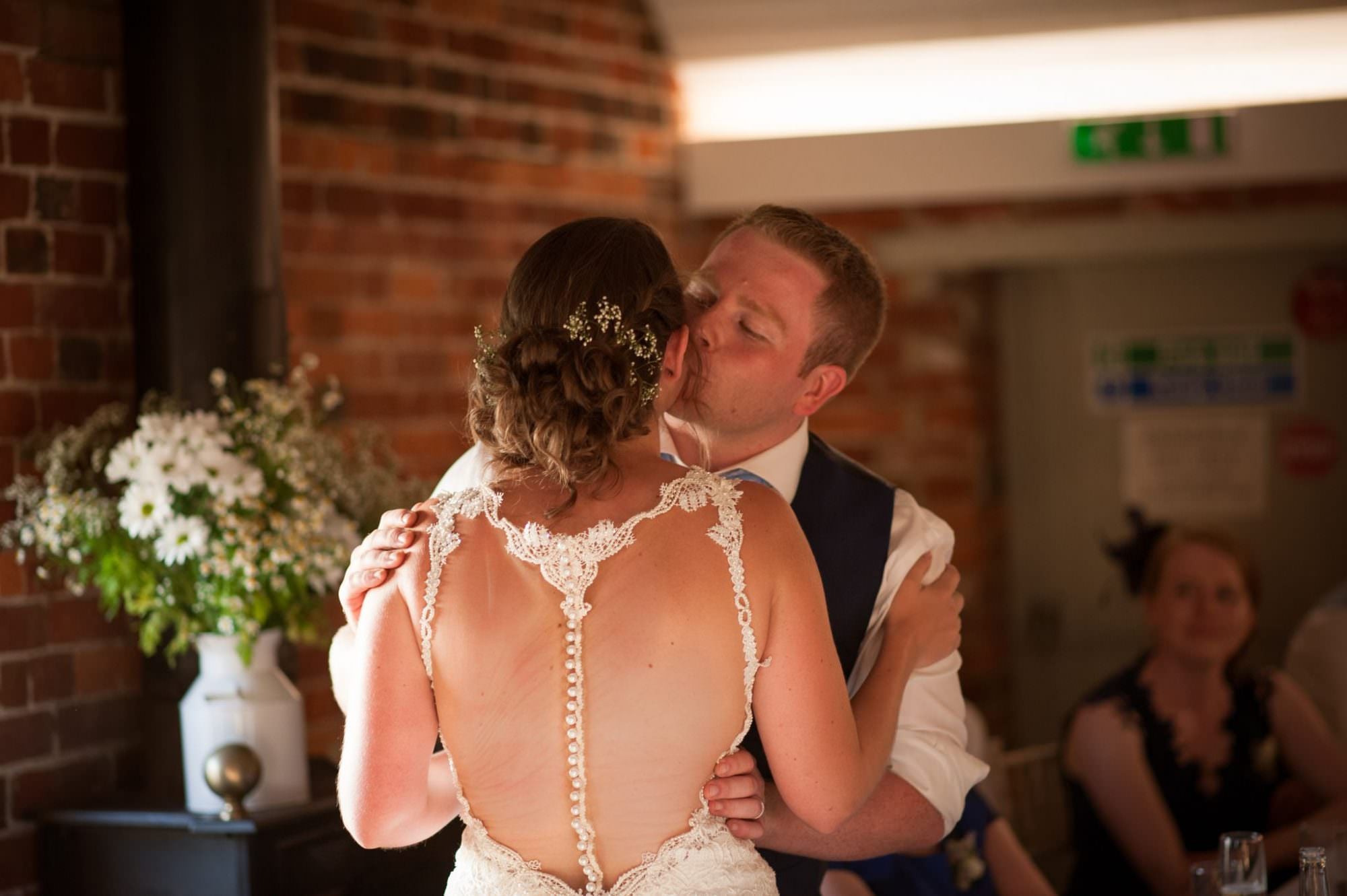 Great wedding speech at Sopley Mill