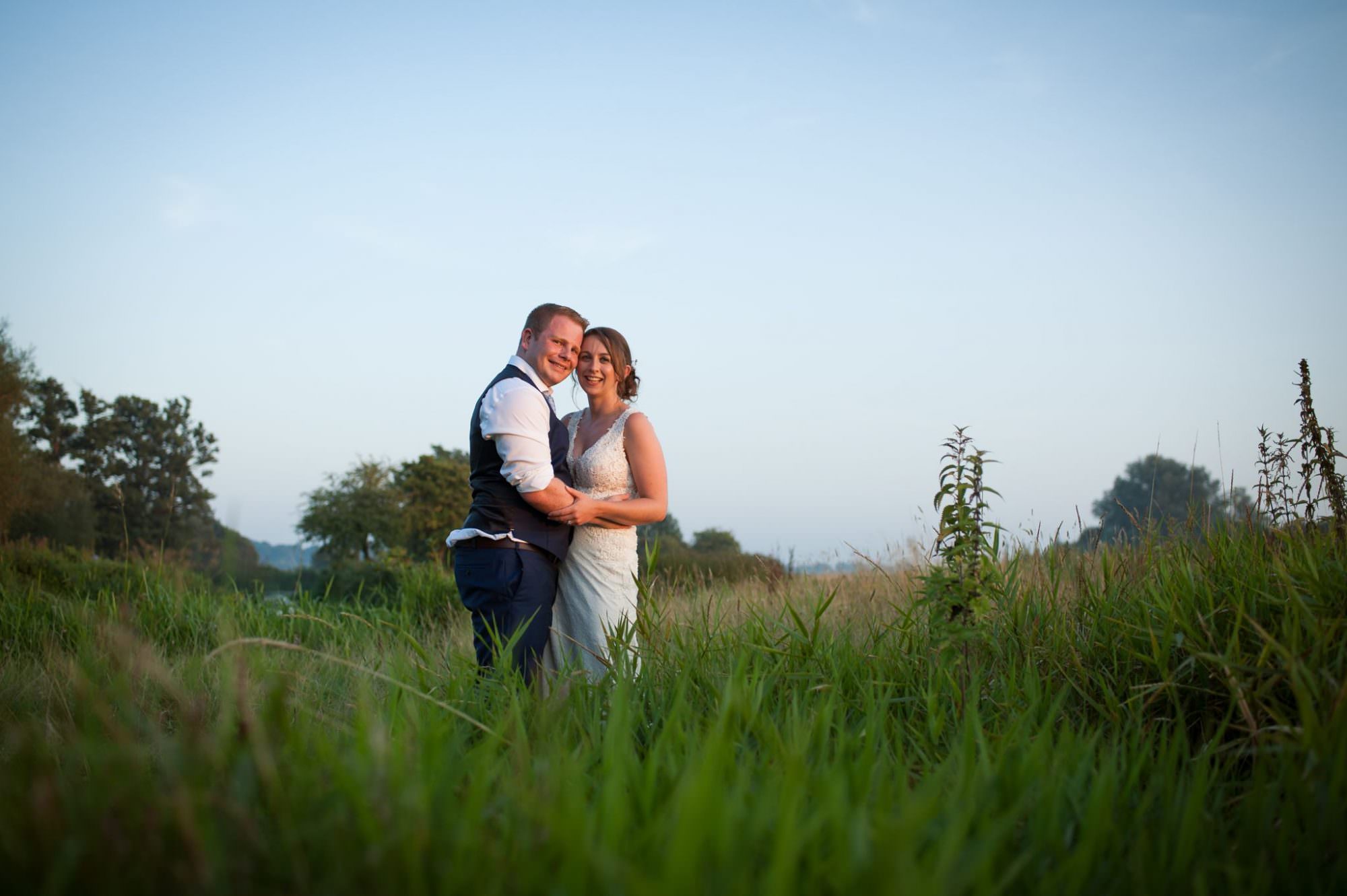 Golden hour photographs at Sopley Mill and Canford Magna Church