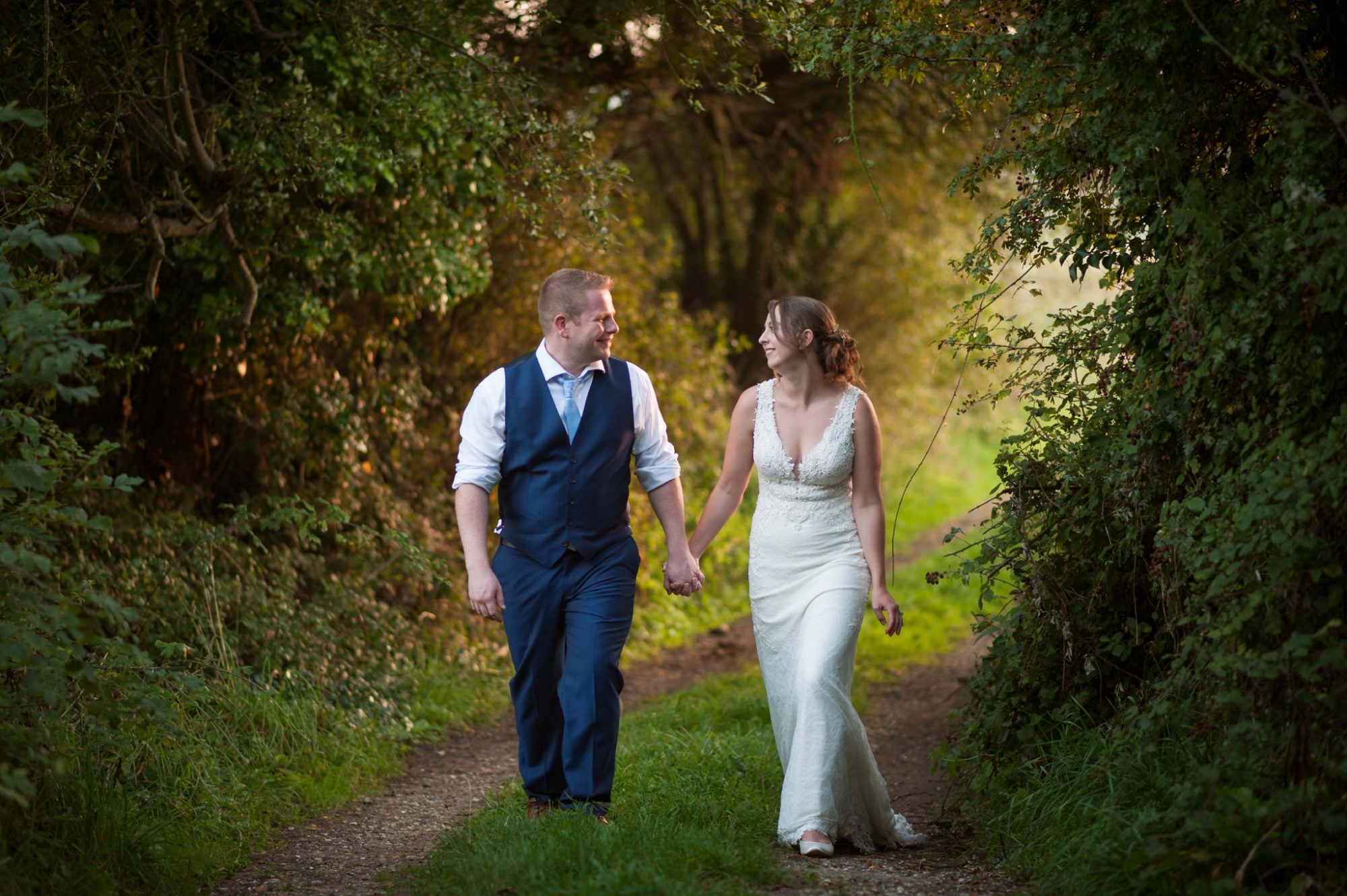 Dorset Golden hour wedding photographs