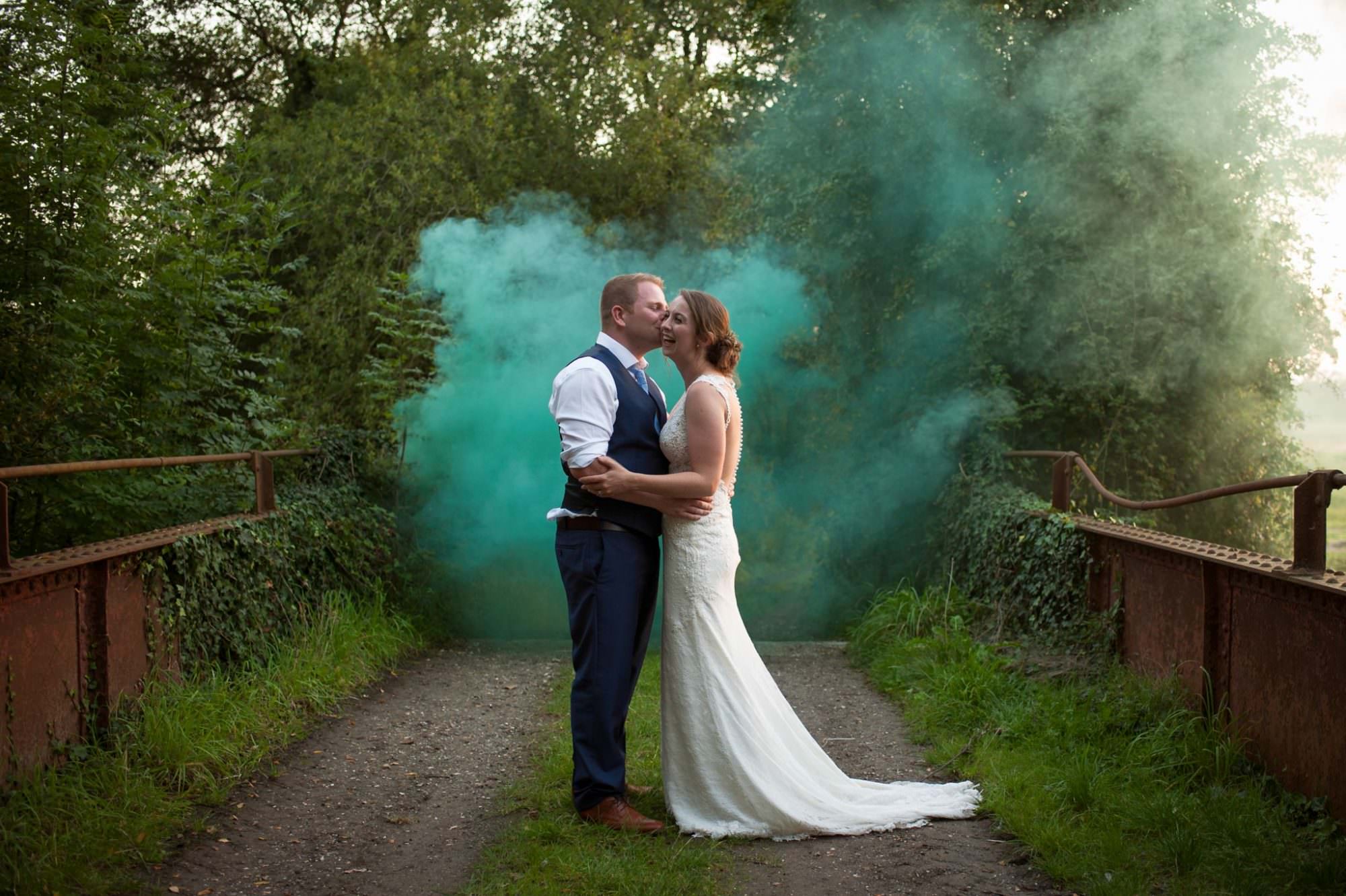 Smoke Bomb photography at Sopley Mill