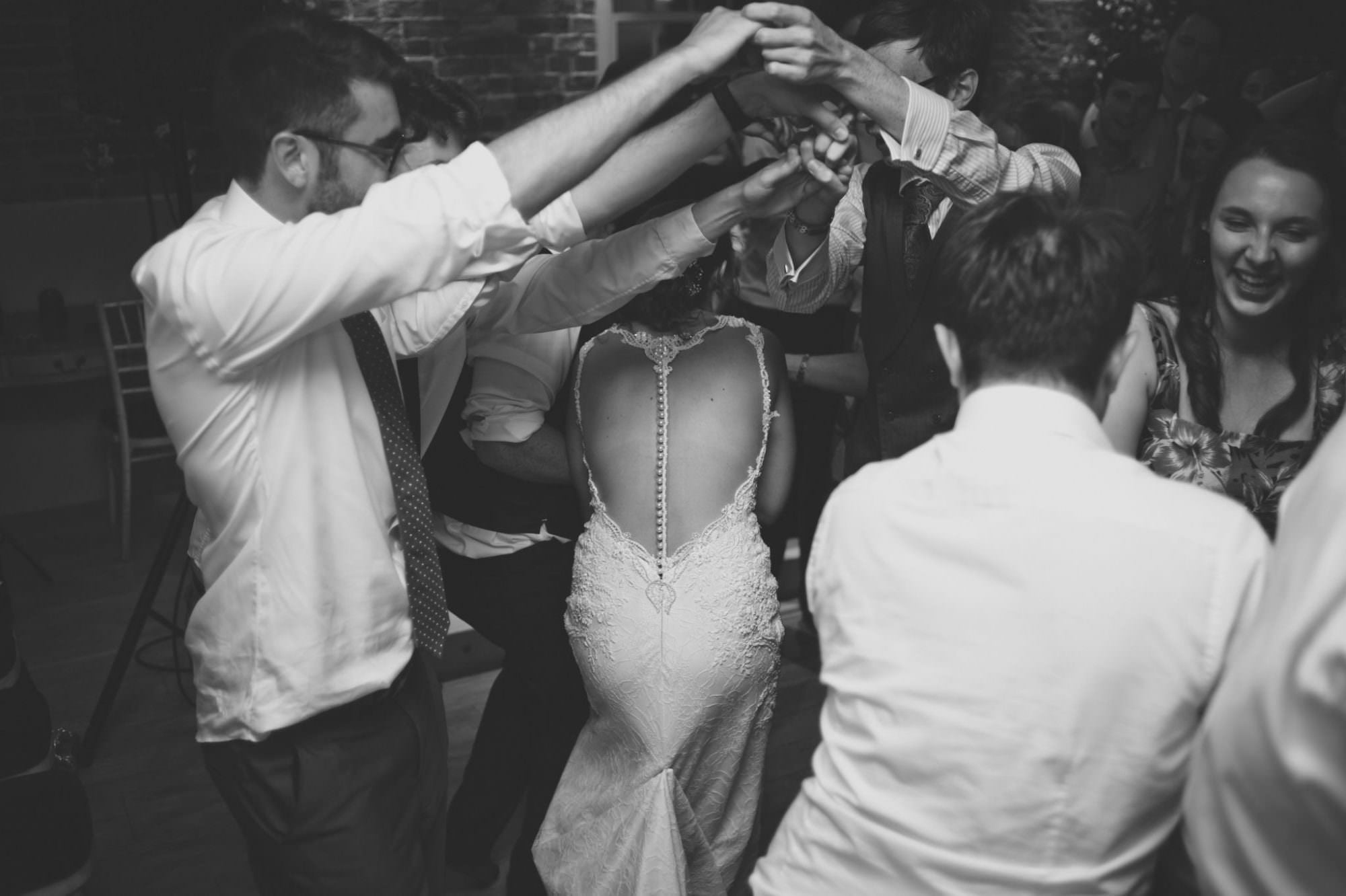Dorset wedding dancing from Canford Magna Church wedding