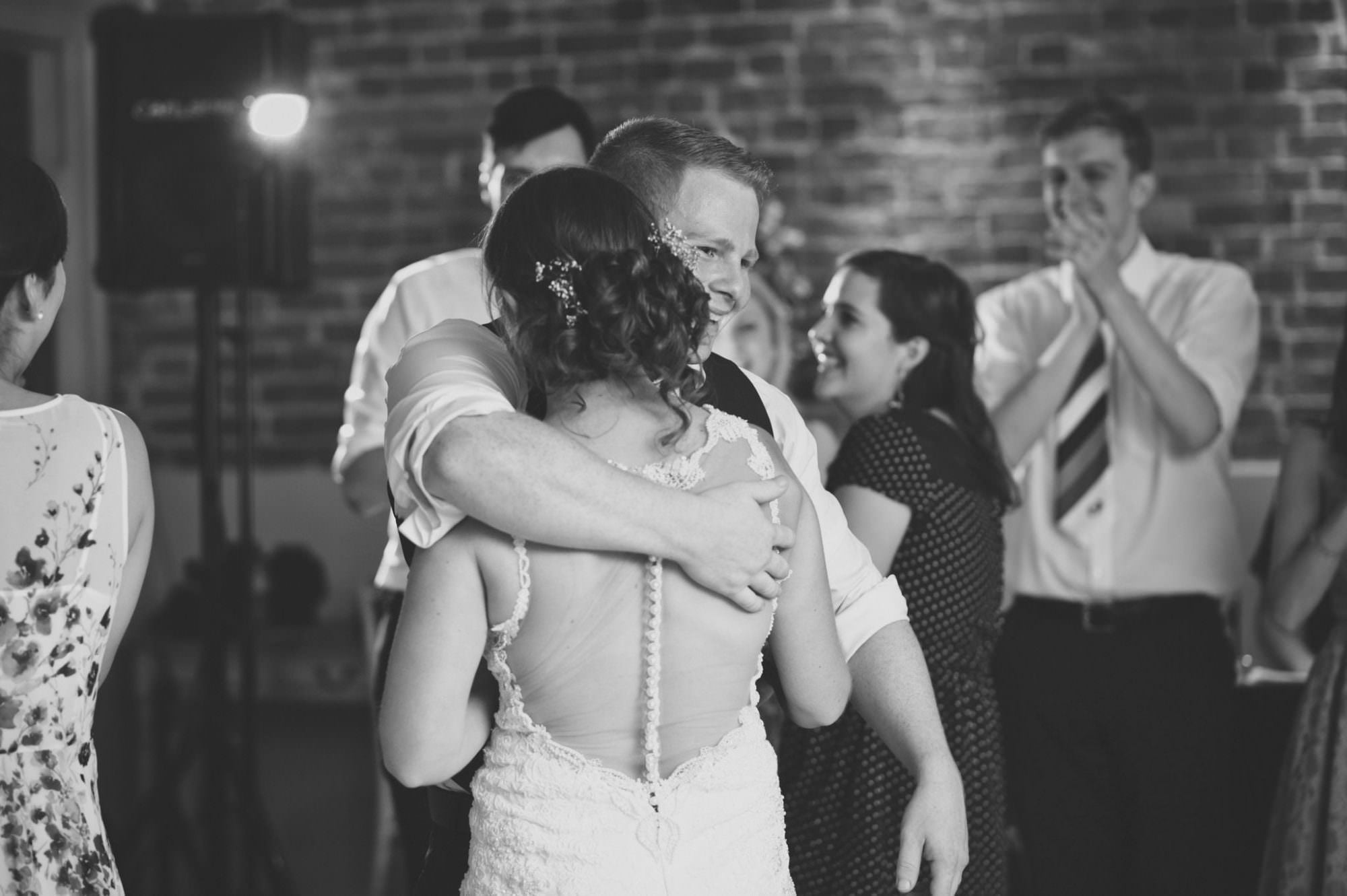 Dancing fun at Sopley Mill wedding