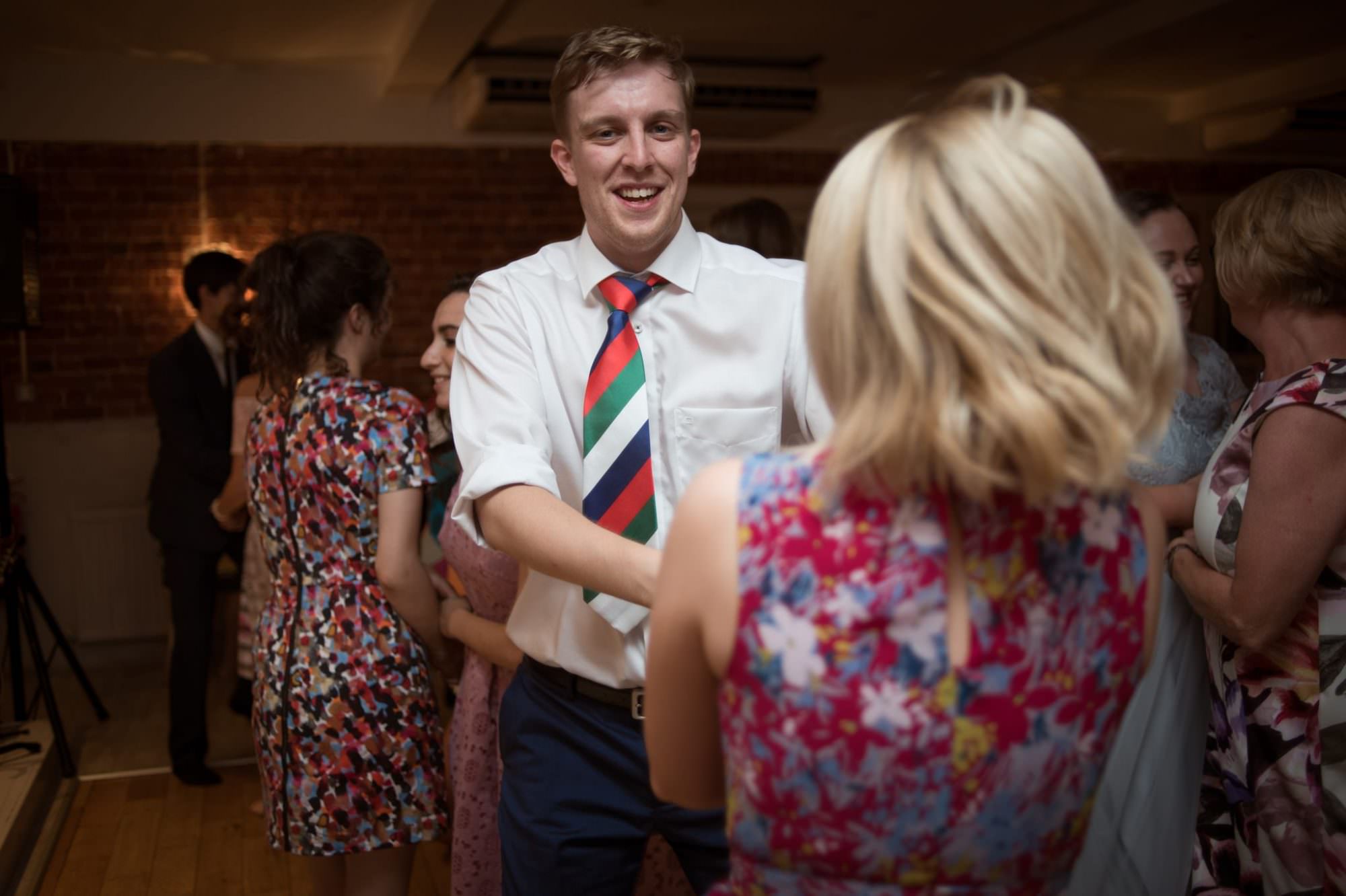 Evening reception at Sopley Mill wedding