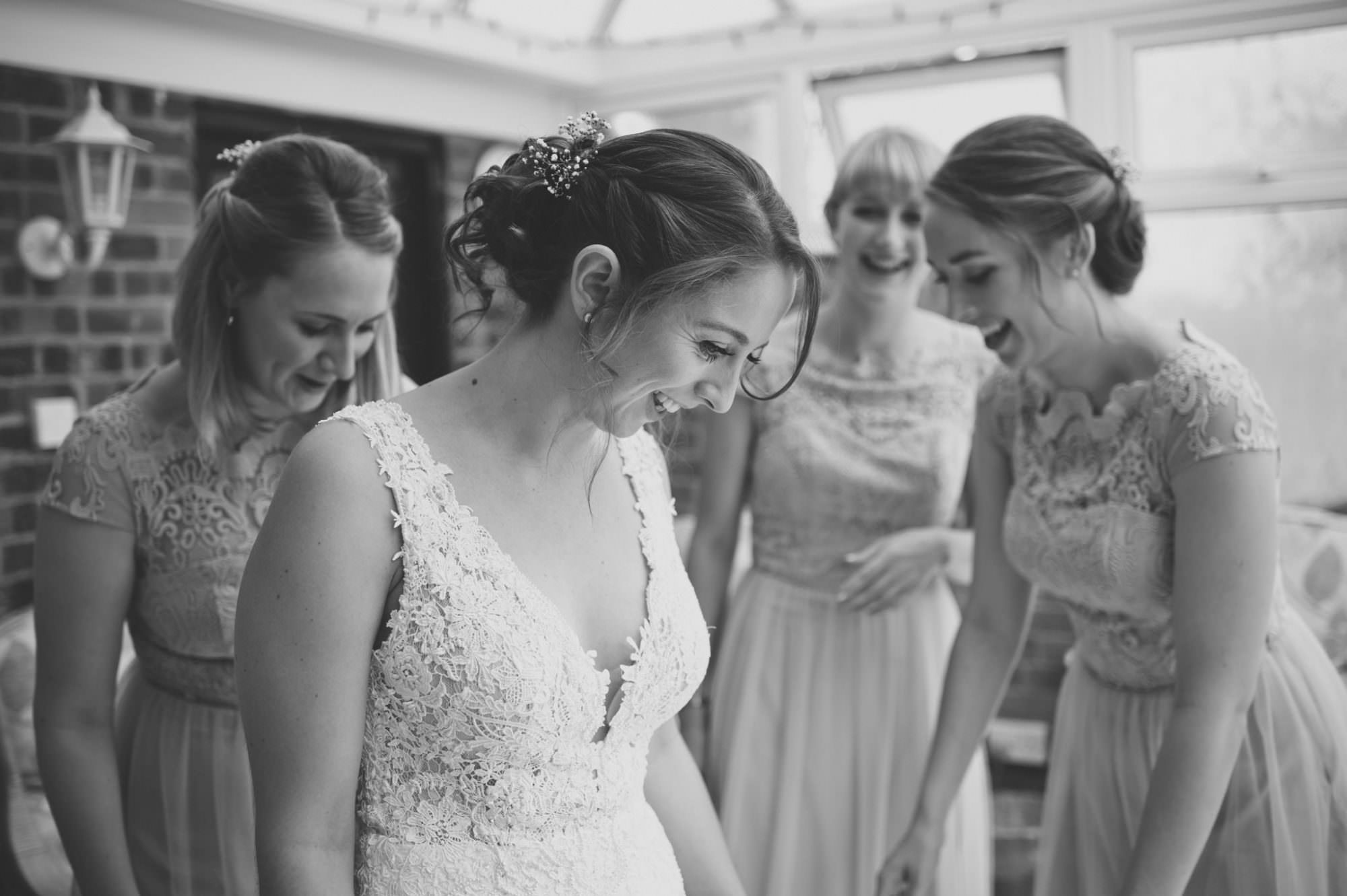 Real bride of Minster Gowns Wimborne