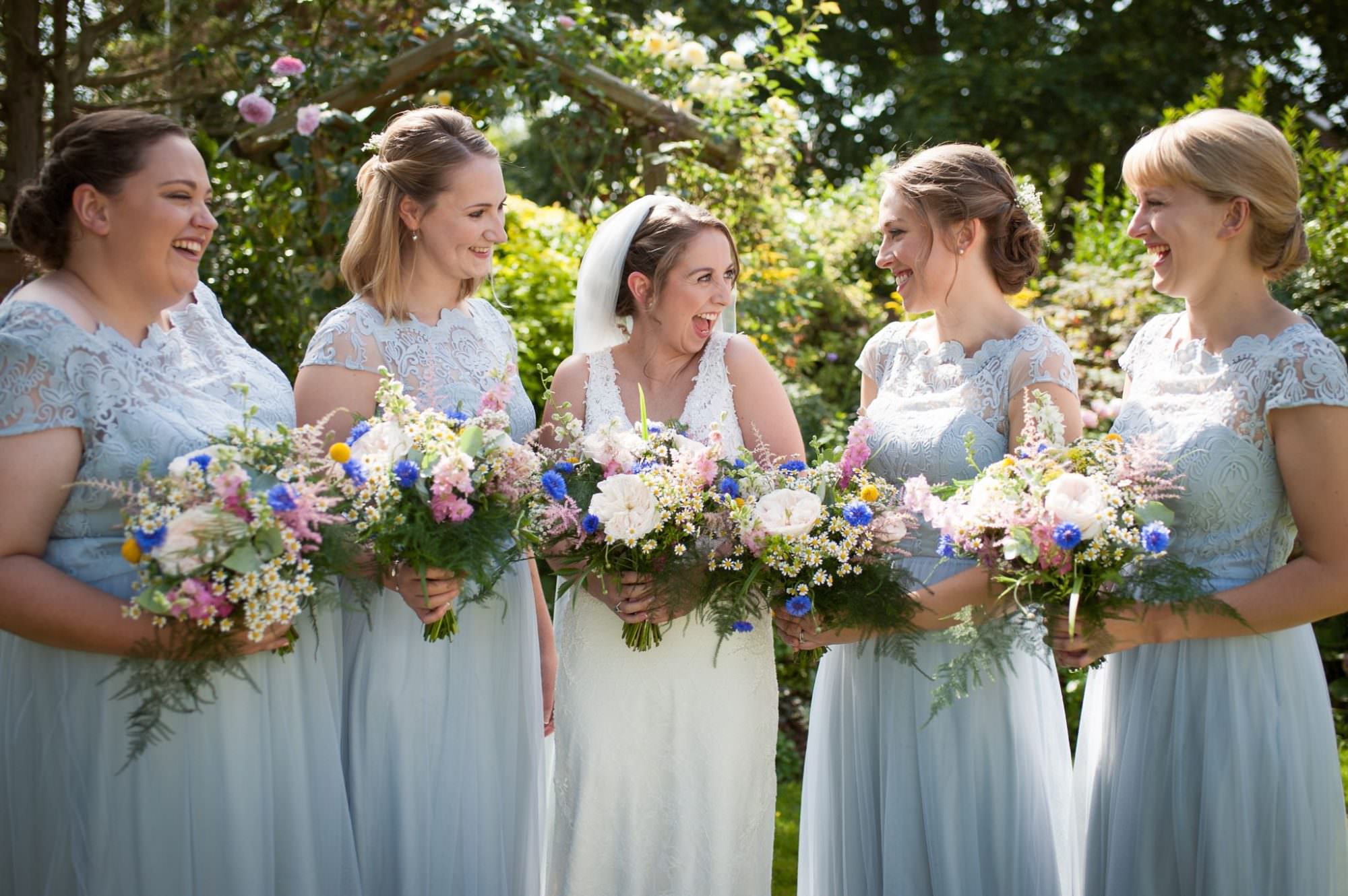 Photography of Dorset Bride with flowers