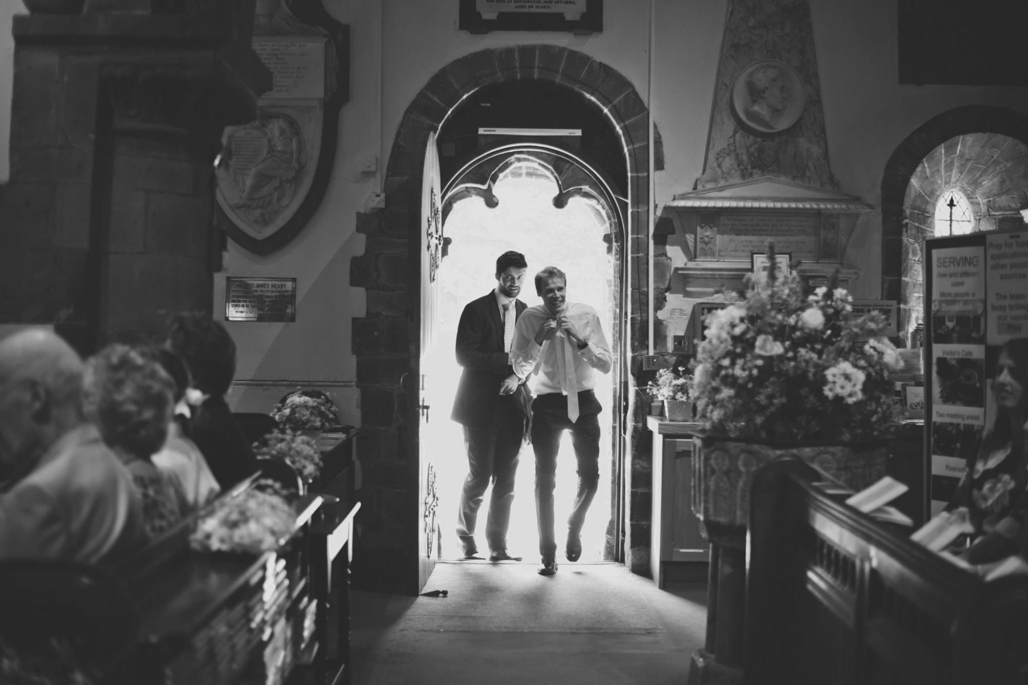Fun photograph at Dorset Wedding