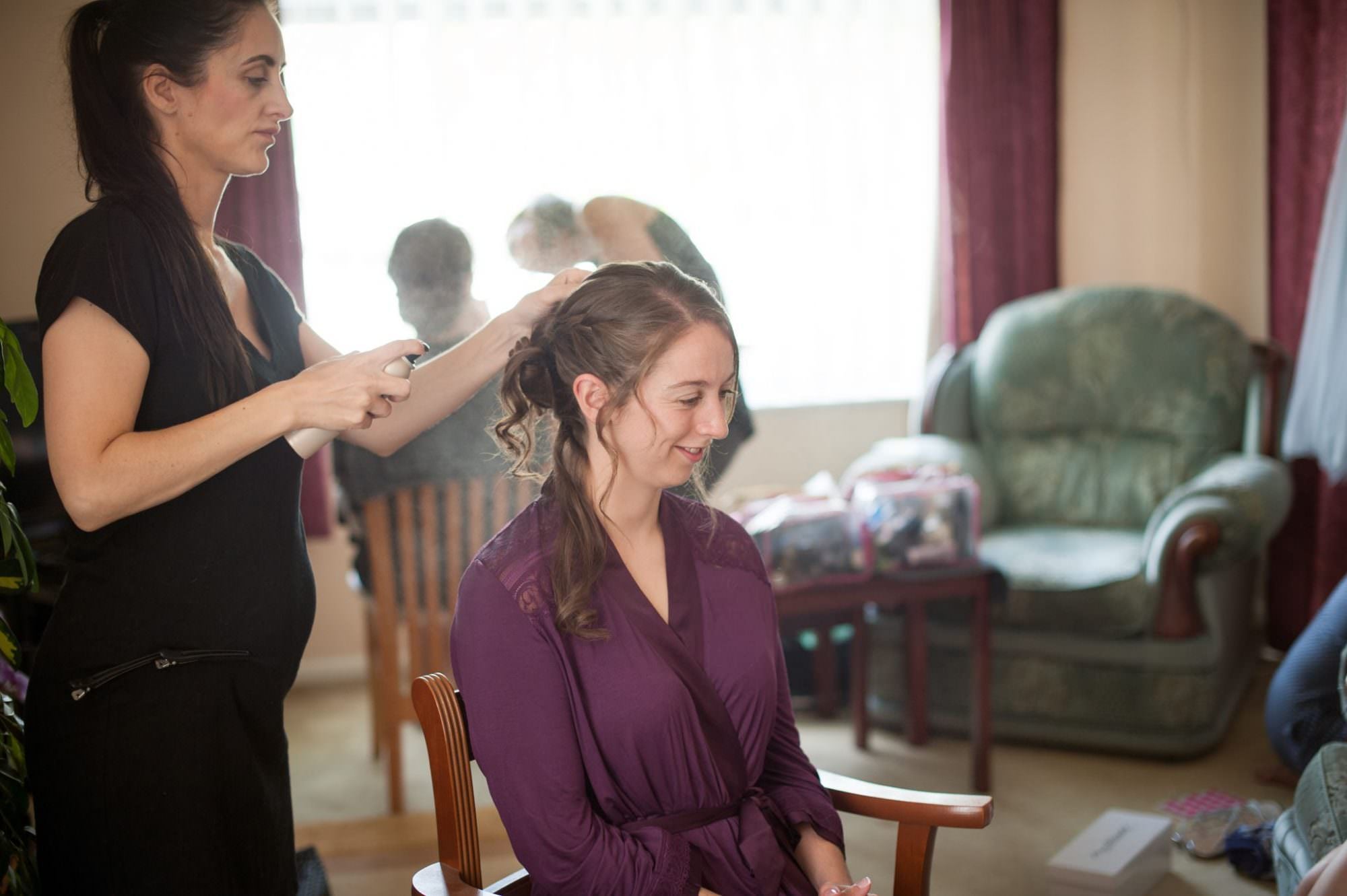 Bridal Hair by Barnet & Boatrace at Canford Magna