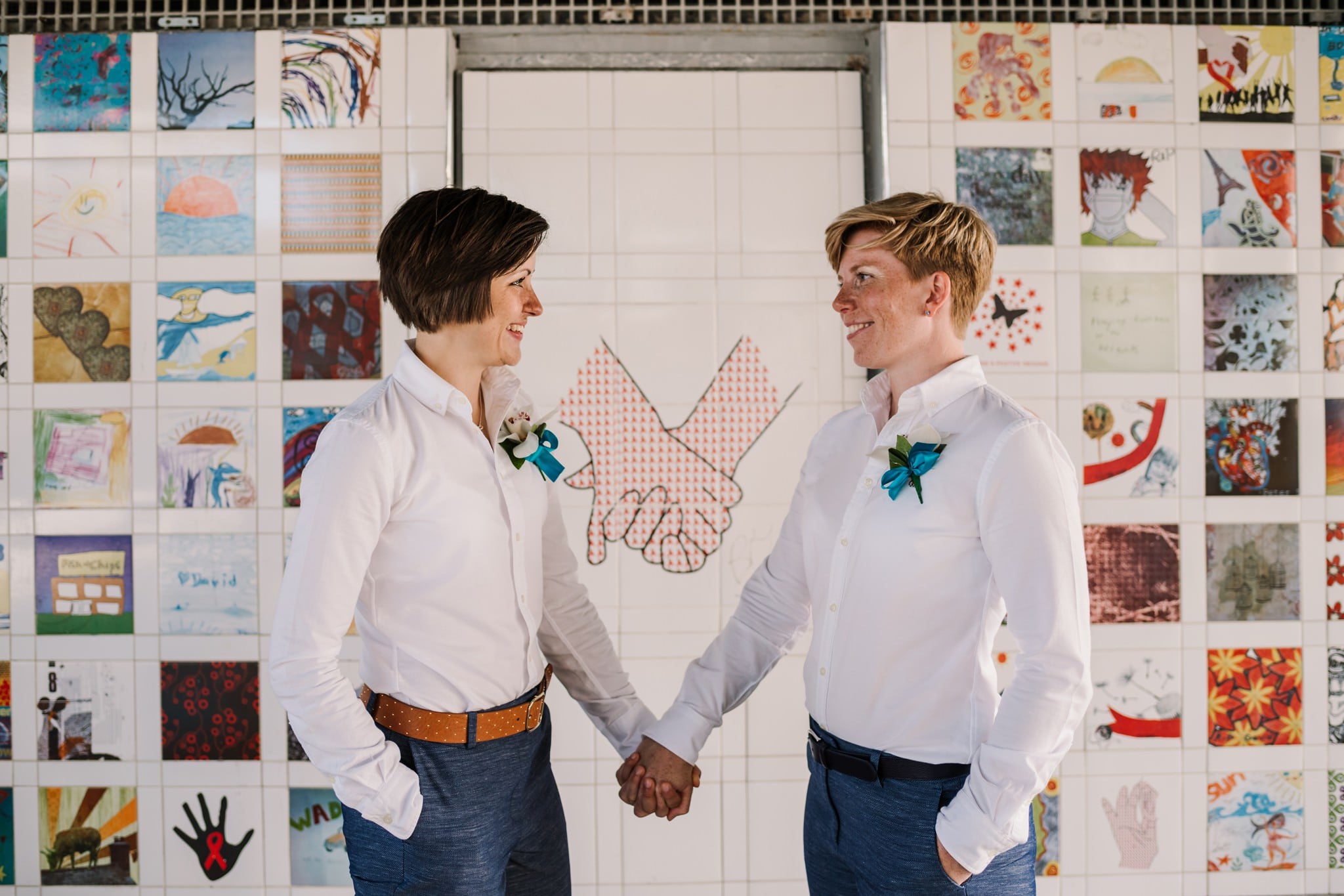 Gay wedding photography in Dorset