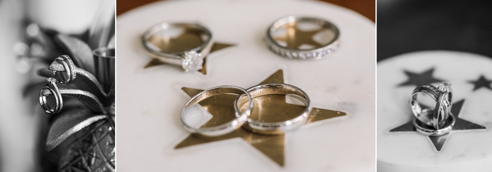 Photography of wedding rings for Bournemouth brides
