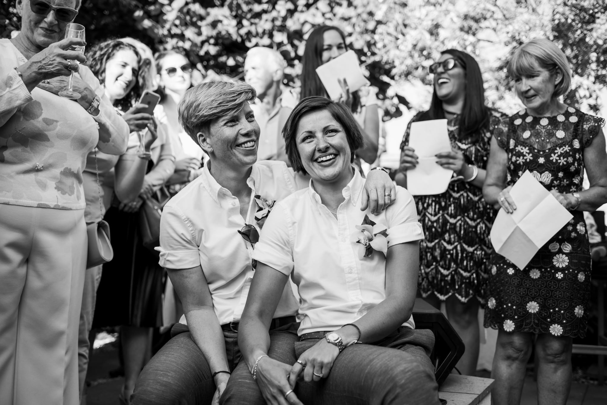 Photography of Dorset gay wedding