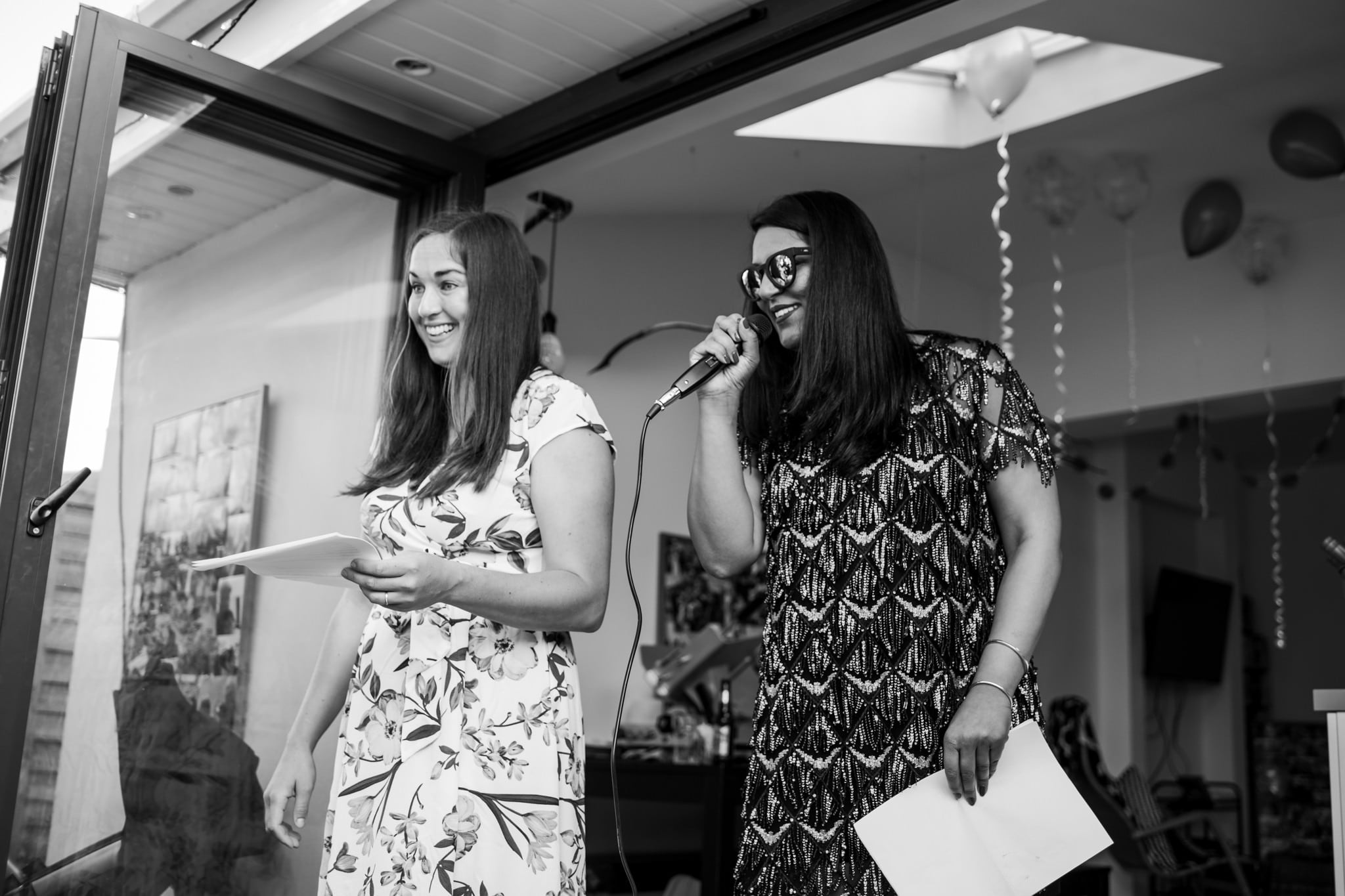 Bournemouth wedding speeches at garden wedding