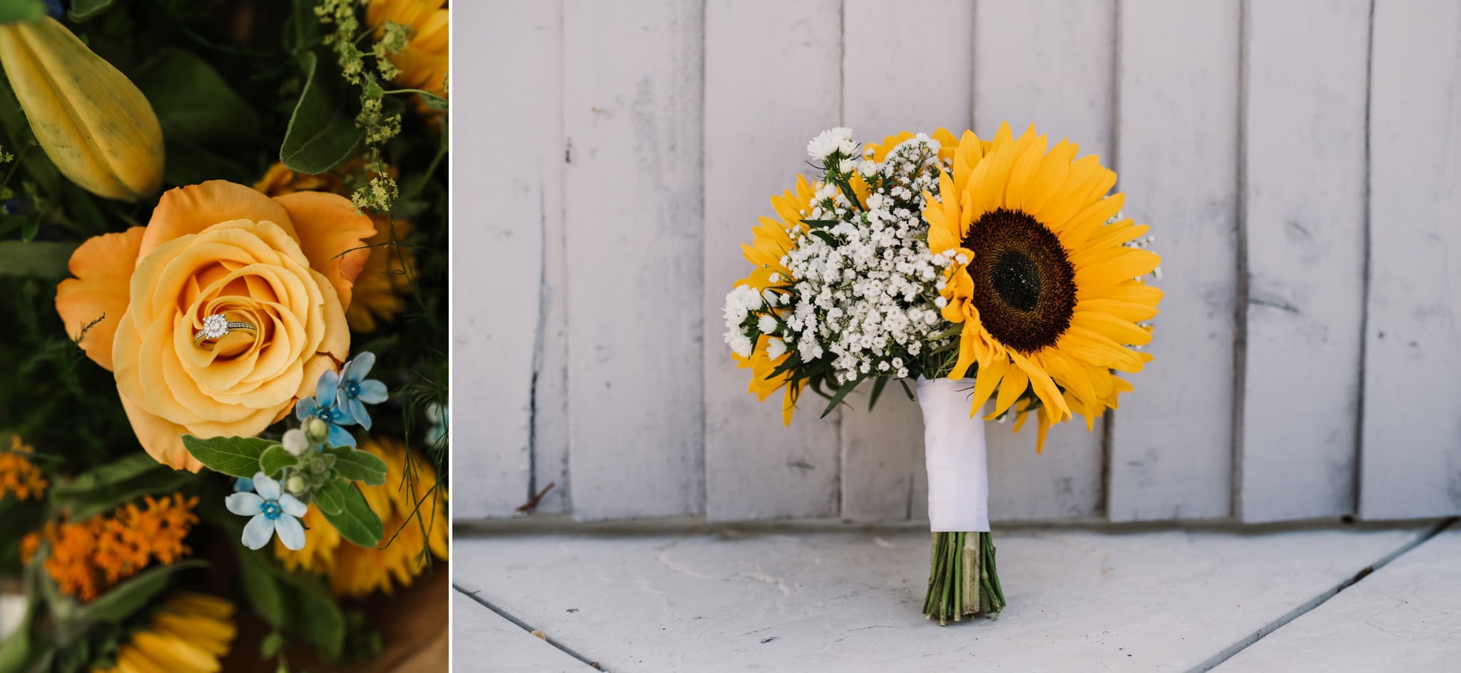 Bouquets at Gordleton Mill