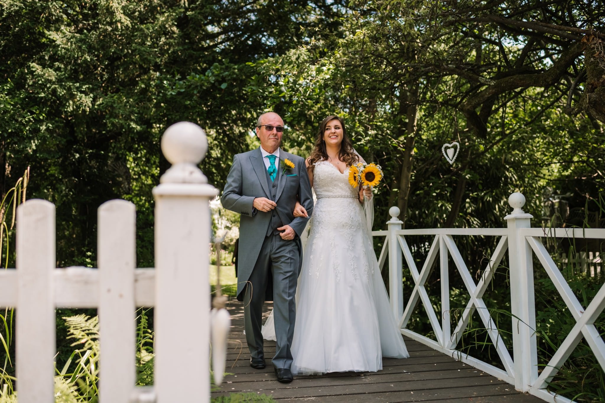 Outdoor wedding at The Mill at Gordleton