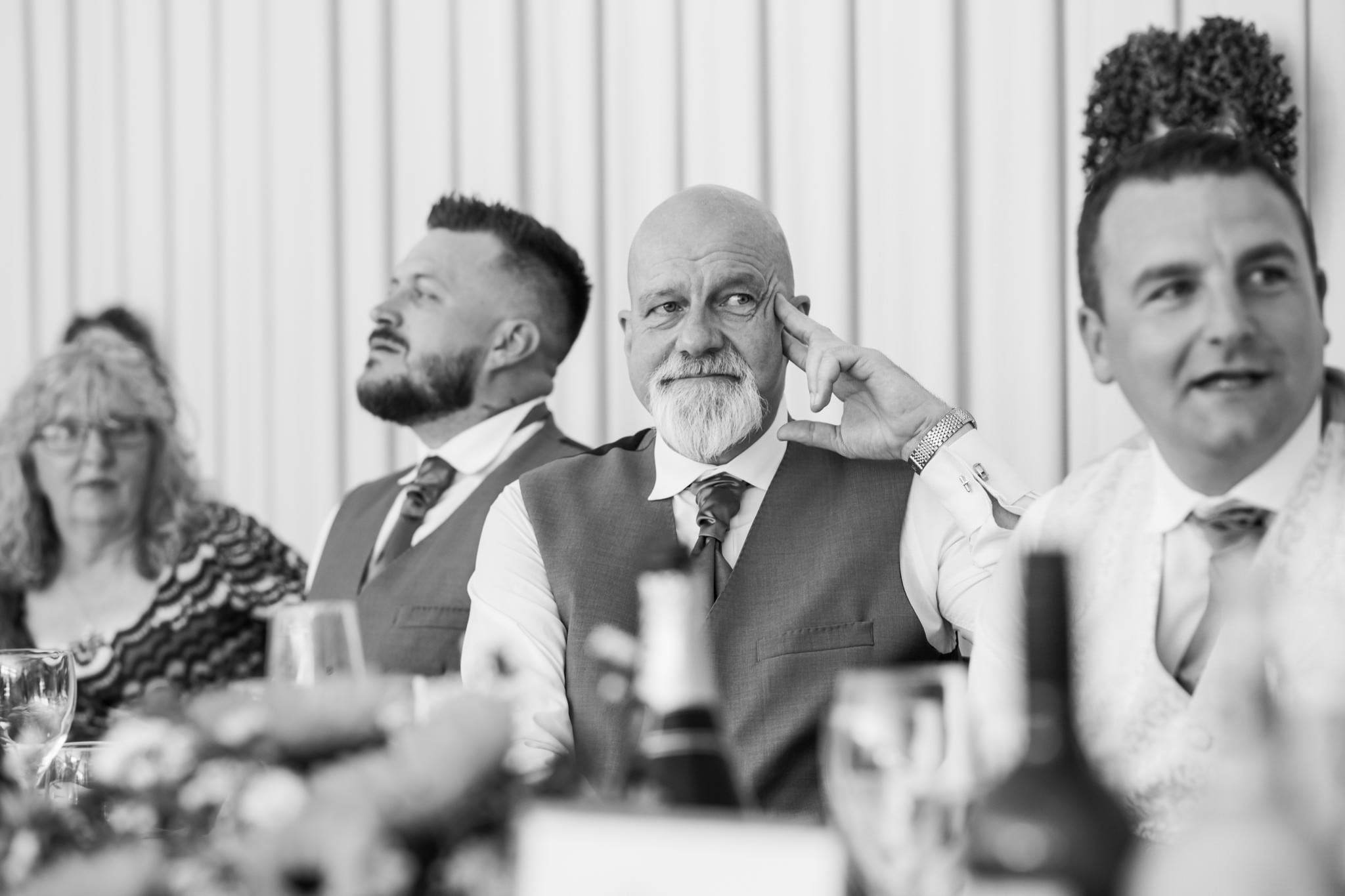 Wedding speeches at Gordleton Mill