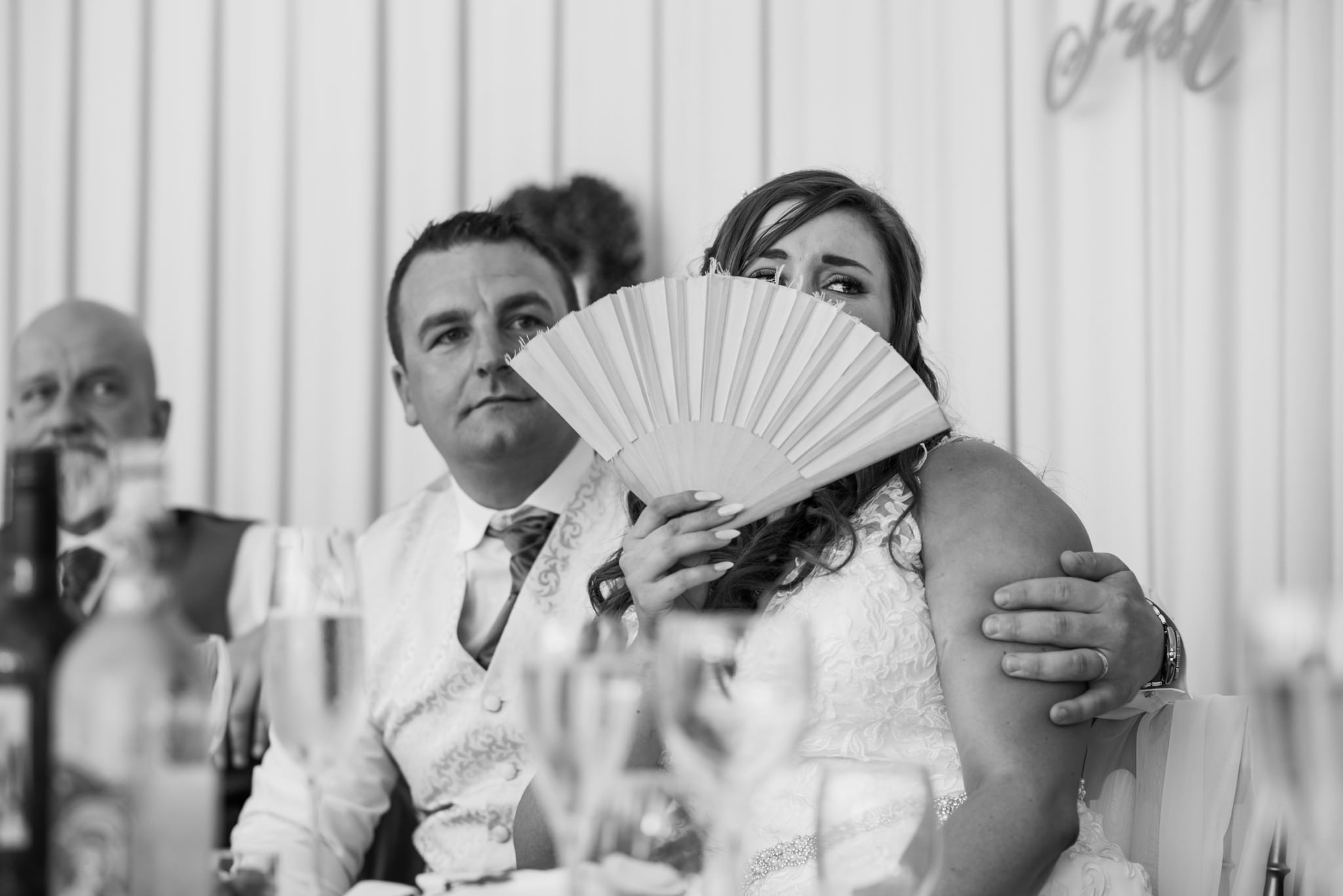Photography of Gordleton mill wedding speeches by Hampshire Dorset wedding photographer